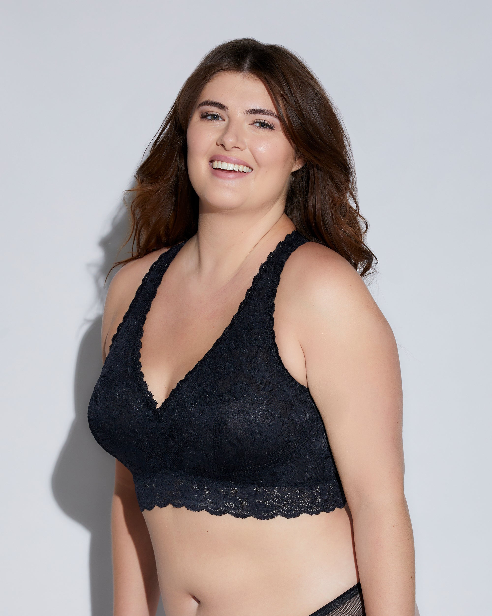 Black Bralette - Never Say Never Extended Racie Racerback Bralette