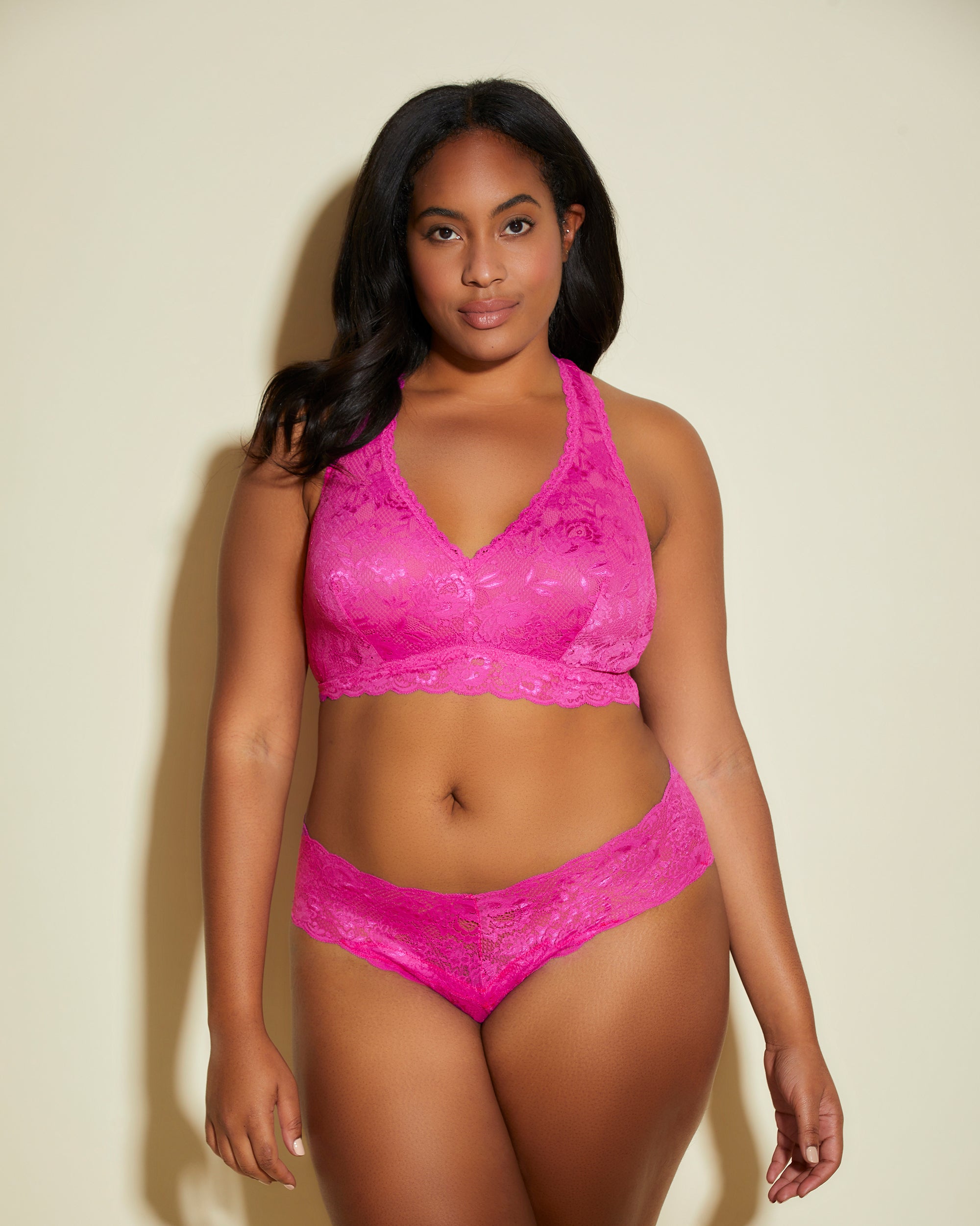 Rosada Bralette - Never Say Never Bralette Con Espalda Cruzada Racie Extended