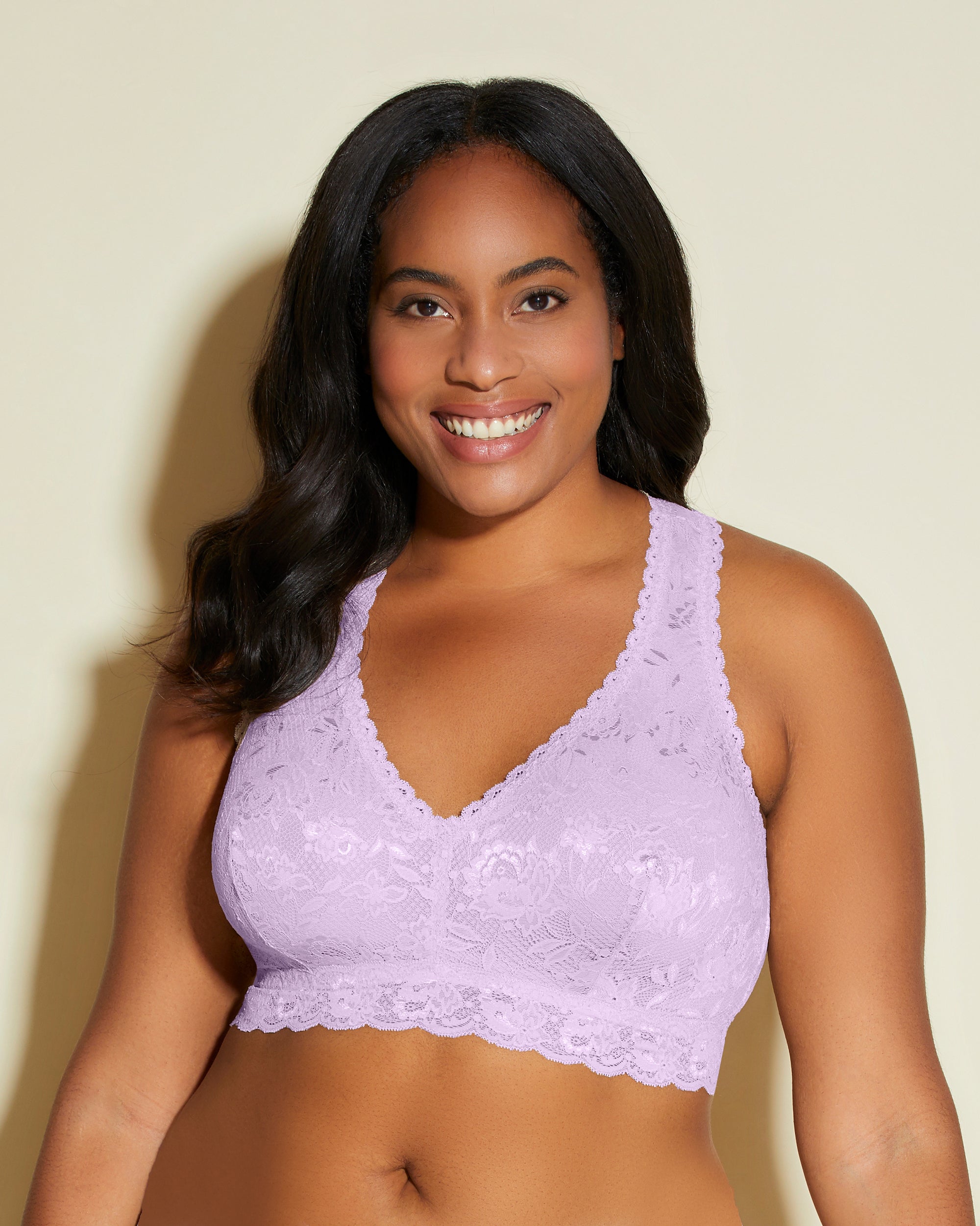 Purple Bralette - Never Say Never Extended Racie Racerback Bralette