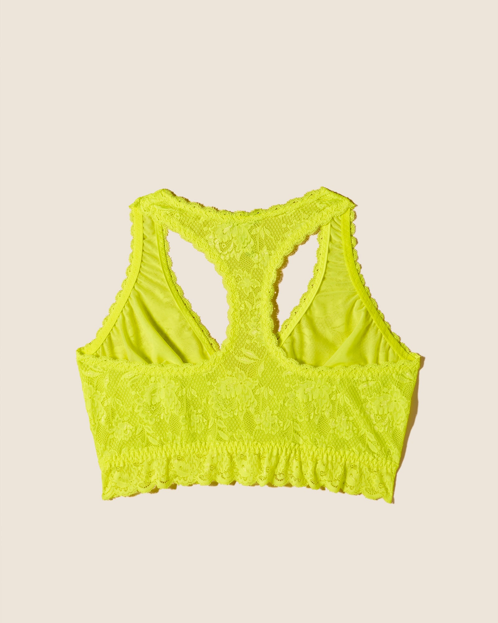 Amarilla Bralette - Never Say Never Bralette Con Espalda Cruzada Racie Extended