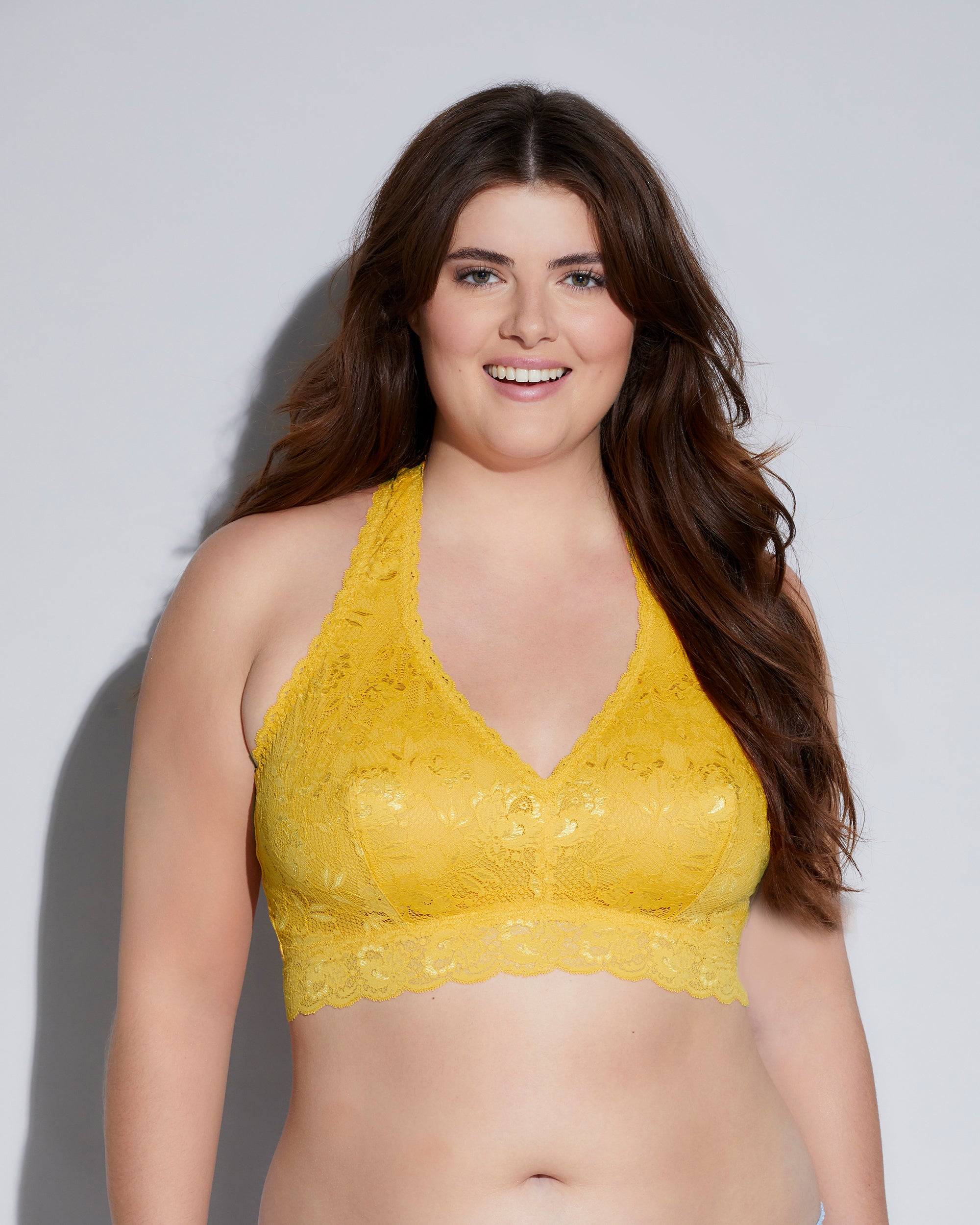 Gelb Bralette - Never Say Never Extended Racie Bralette Im Racerback-Stil