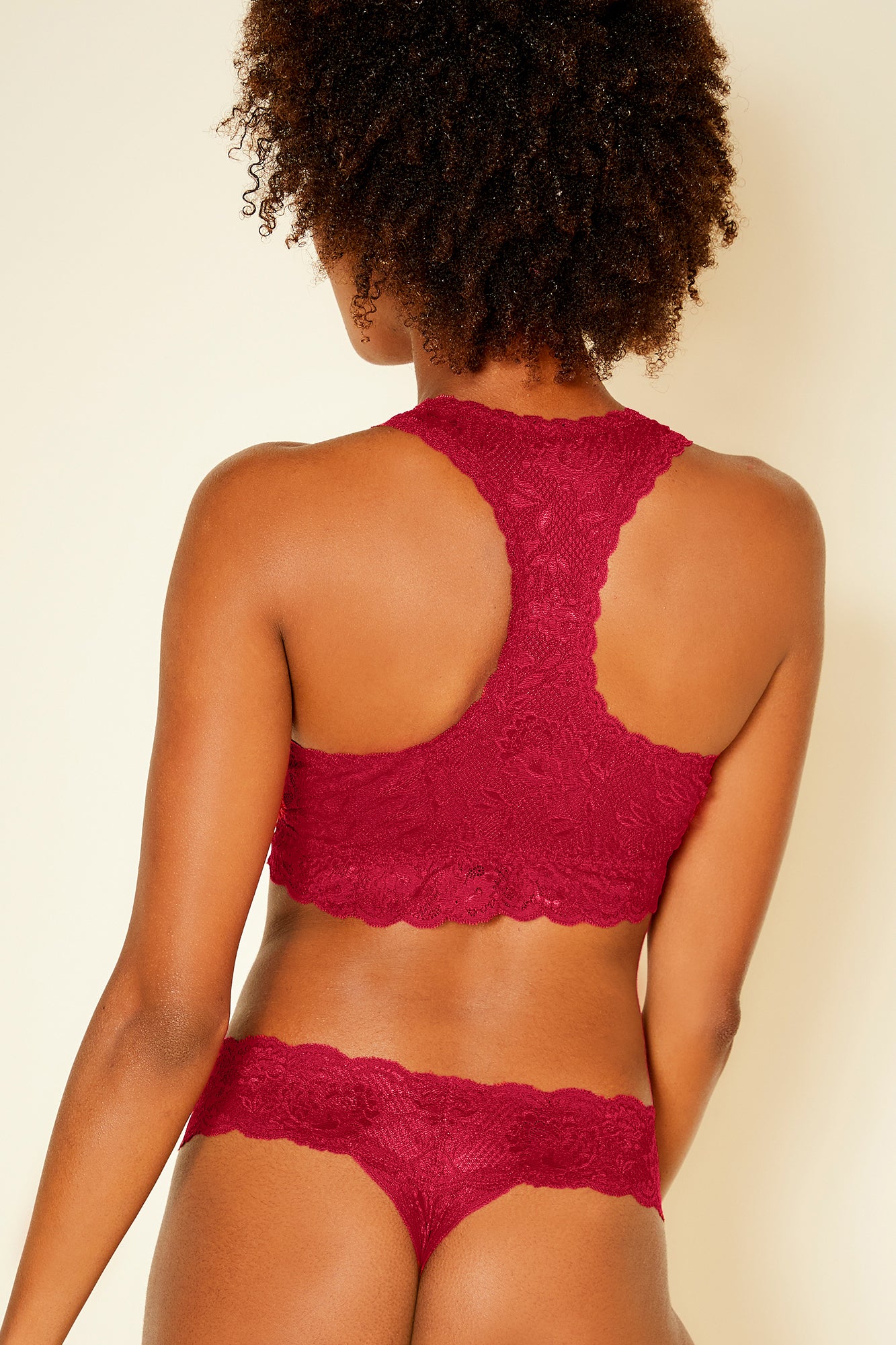 Roja Bralette - Never Say Never Curvy Racie - Bralette Con Espalda De Nadador