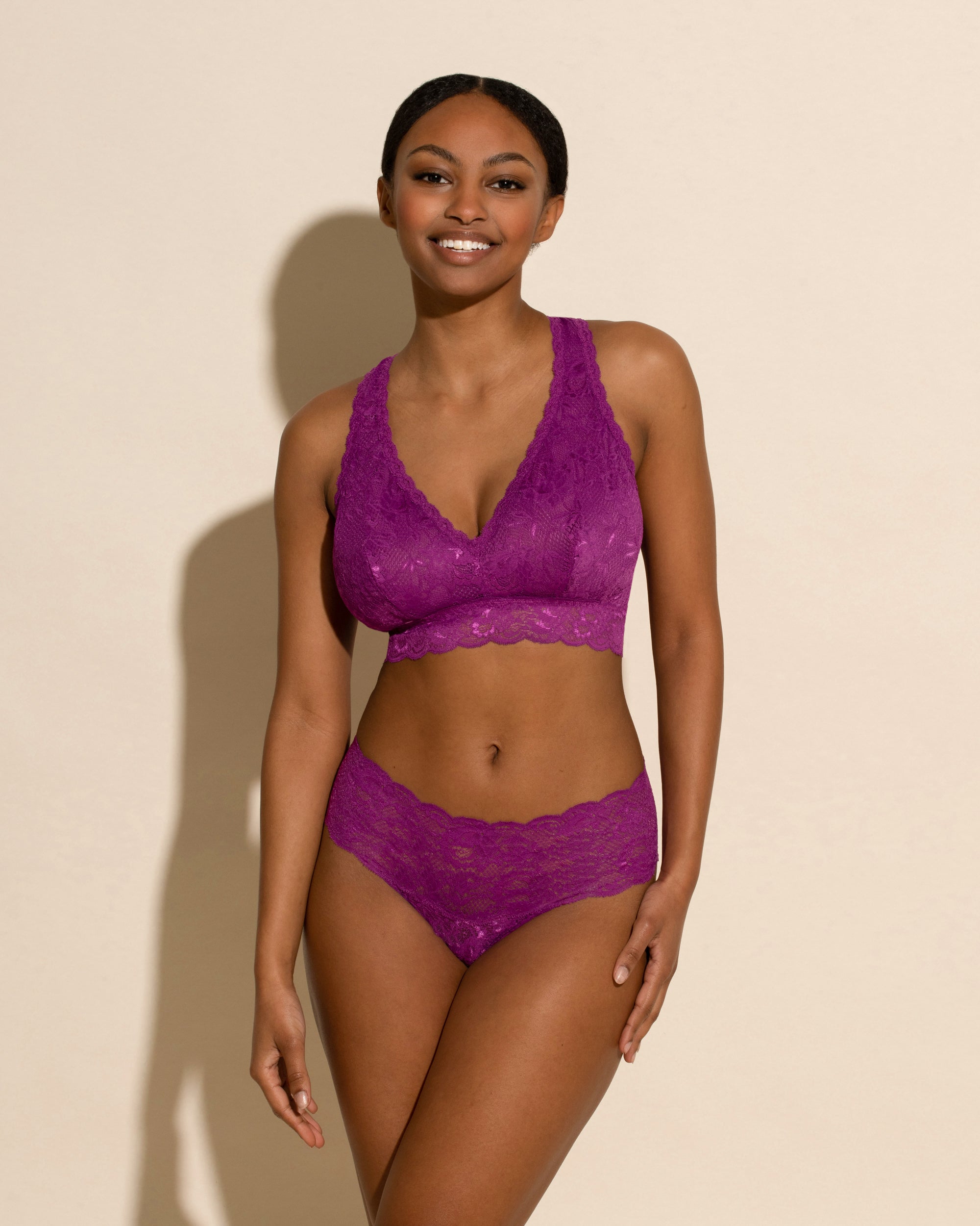 Lila Bralette - Never Say Never Curvy Racie Racerback-Bralette