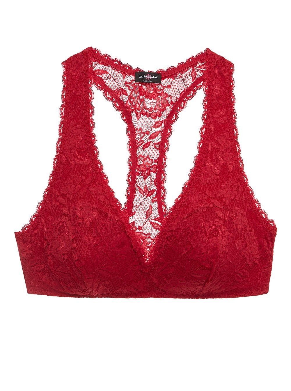 Rossa Bralette - Never Say Never Bralette Imbottita Con Spalline Incrociate