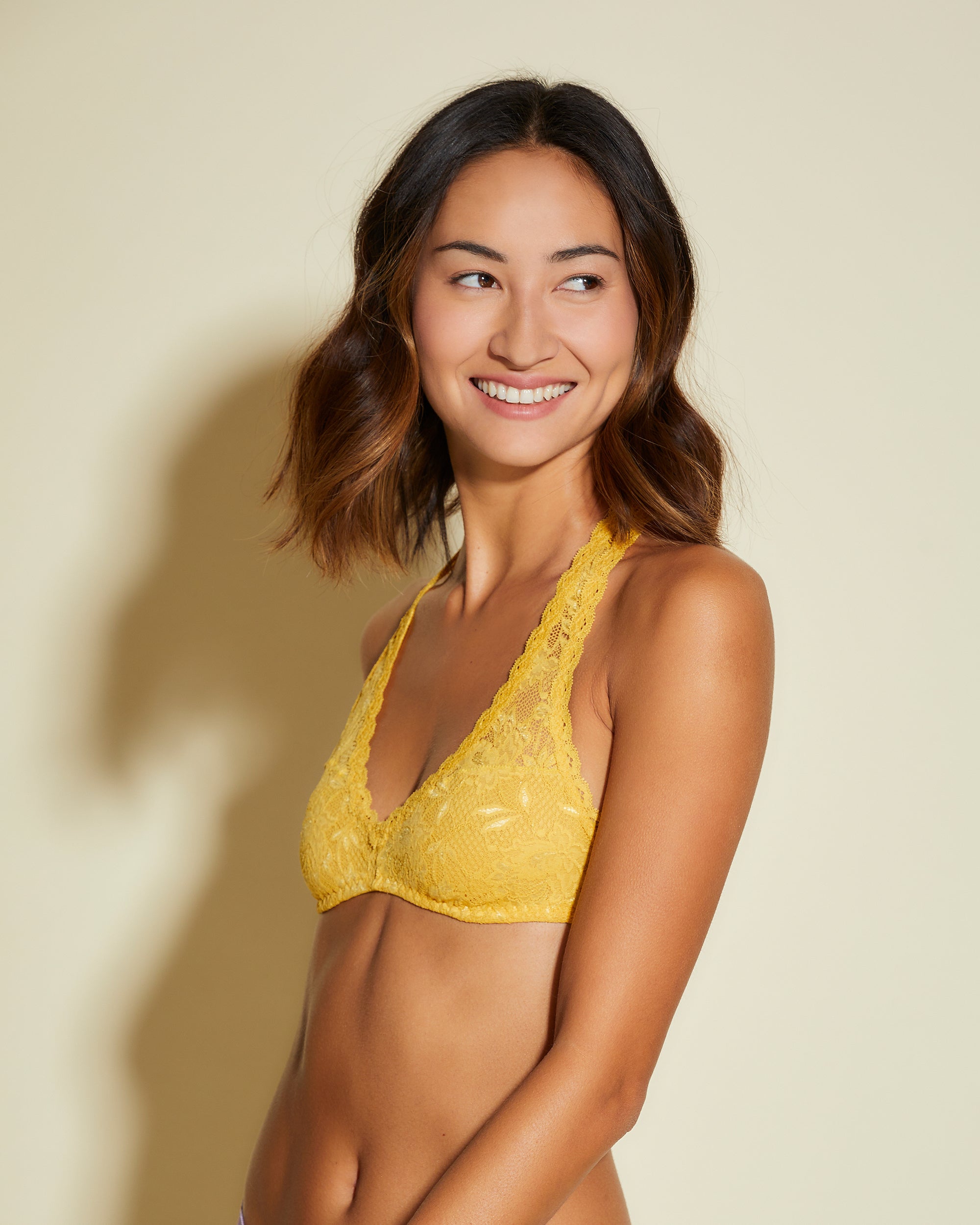 Gelb Bralette - Never Say Never Petite Racie Racerback-Bralette