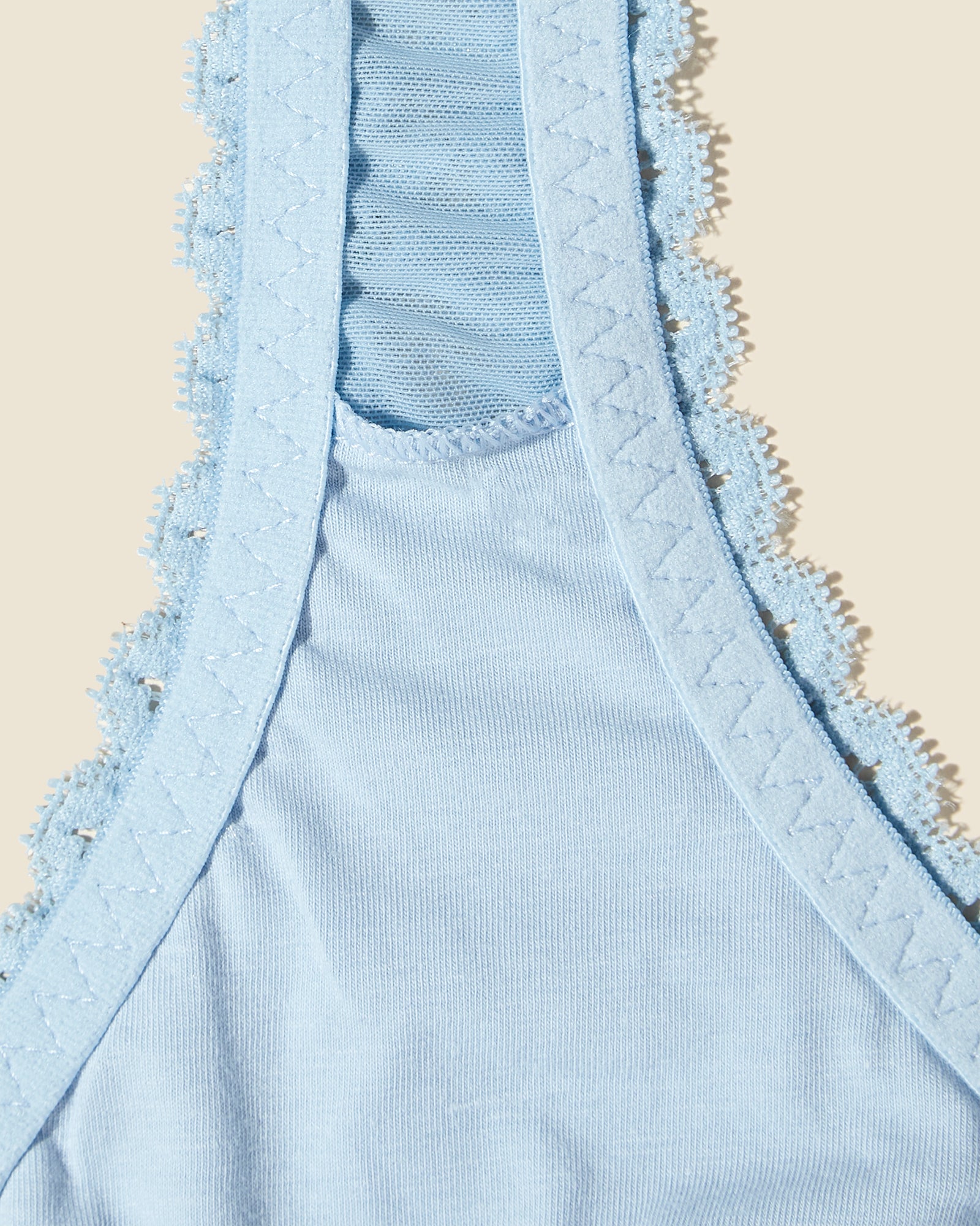 Blau Bralette - Never Say Never Curvy Bralette Nach Einer Op Mit Frontverschluss