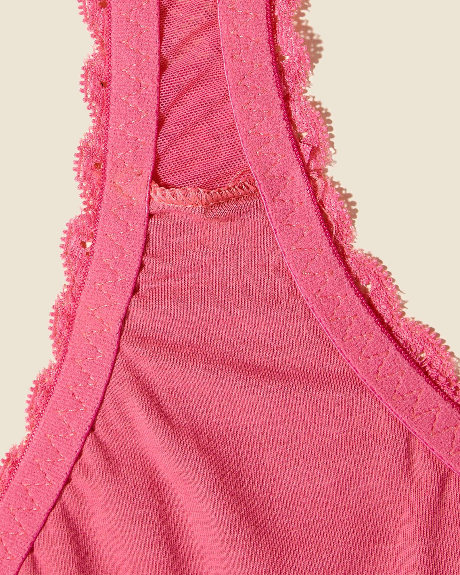 Pink Bralette - Never Say Never Curvy Post-Surgical Front Closure Bralette