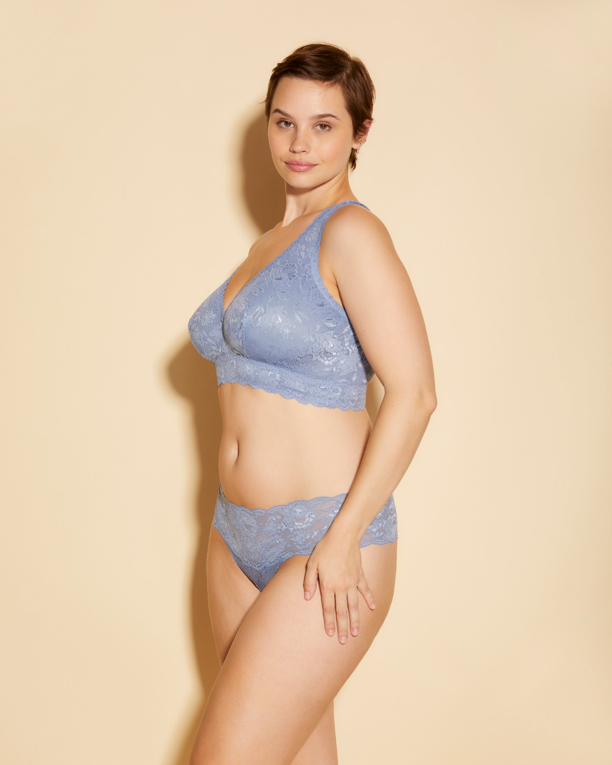 Azul Bralette - Never Say Never Bralette De Espalda Cruzada Racie Super Curvy