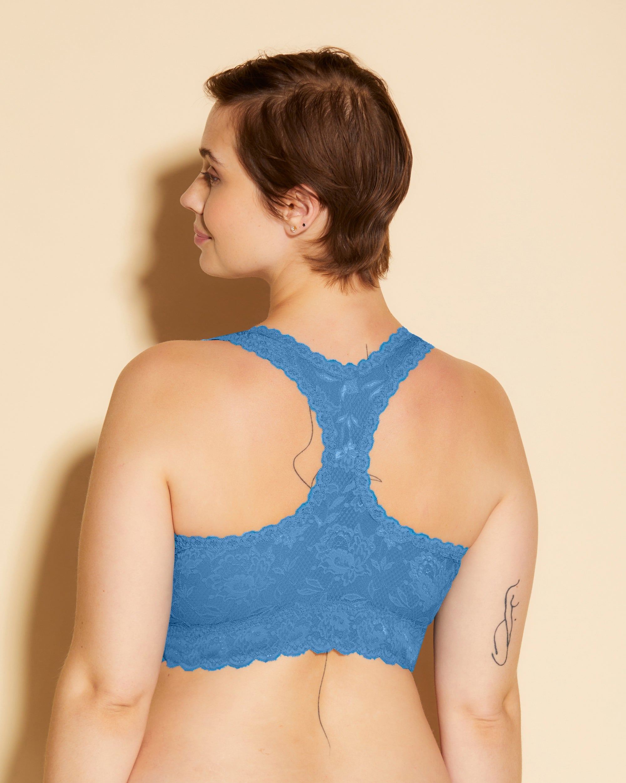 Azul Bralette - Never Say Never Bralette De Espalda Cruzada Racie Super Curvy