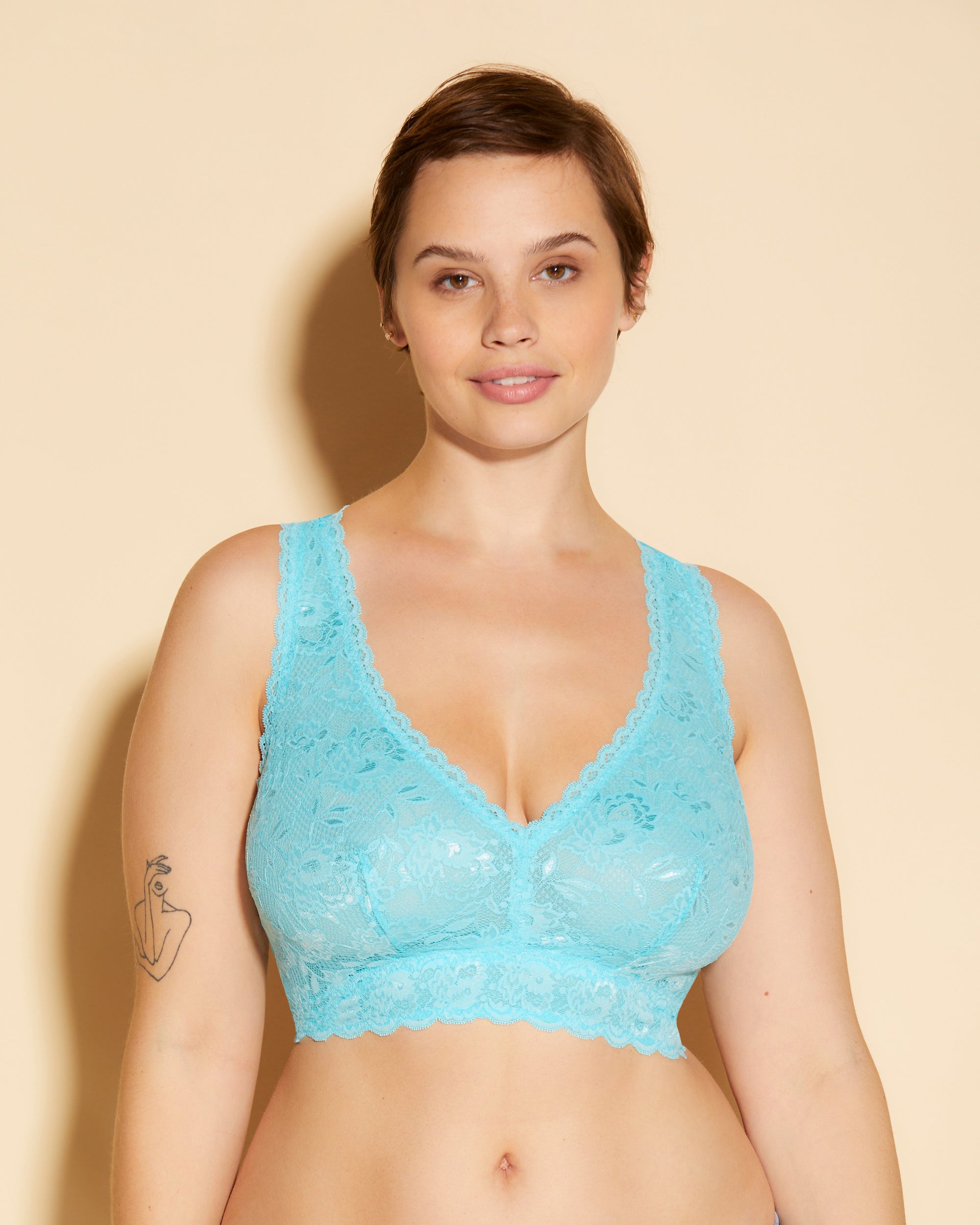 Azul Bralette - Never Say Never Bralette De Espalda Cruzada Racie Super Curvy