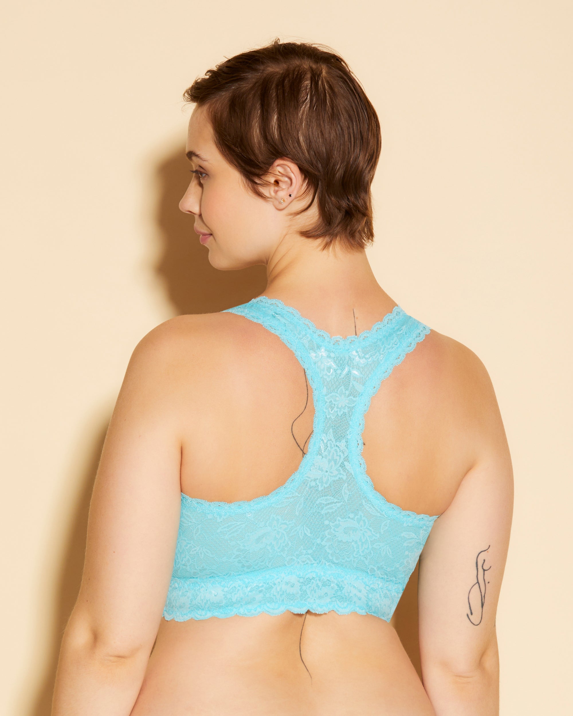 Azul Bralette - Never Say Never Bralette De Espalda Cruzada Racie Super Curvy