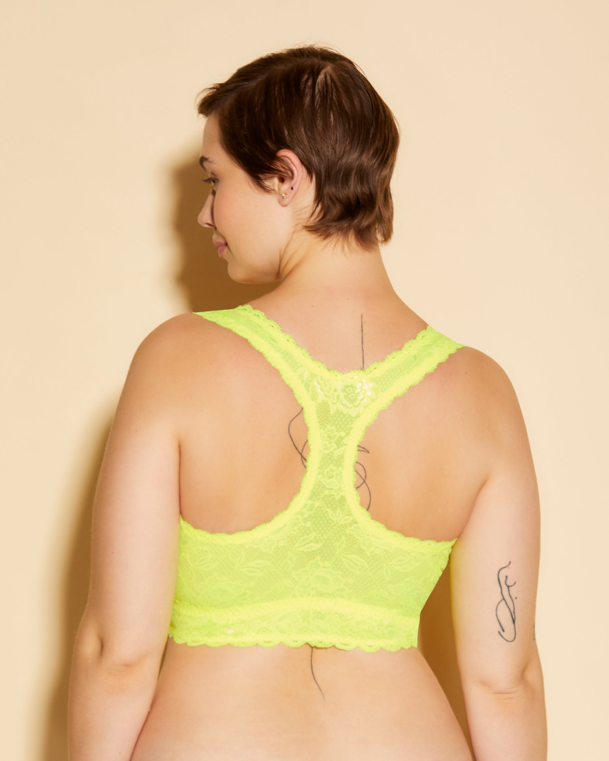 Yellow Bralette - Never Say Never Super Curvy Racie Racerback