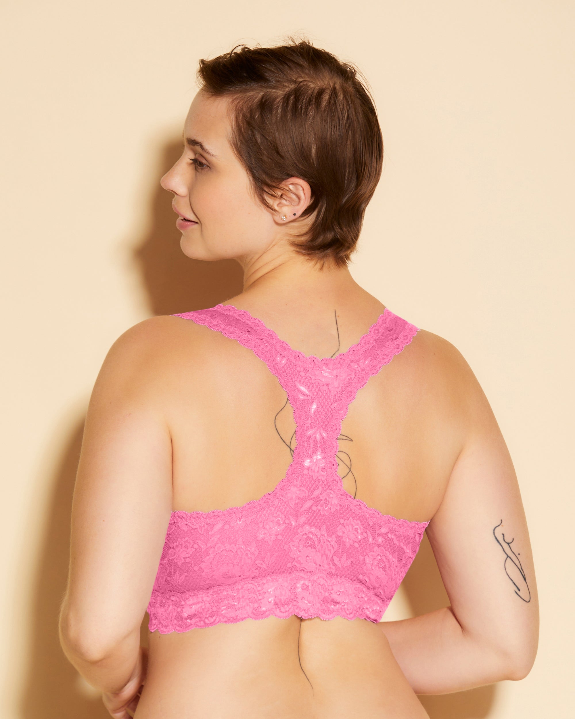 Rosada Bralette - Never Say Never Bralette De Espalda Cruzada Racie Super Curvy