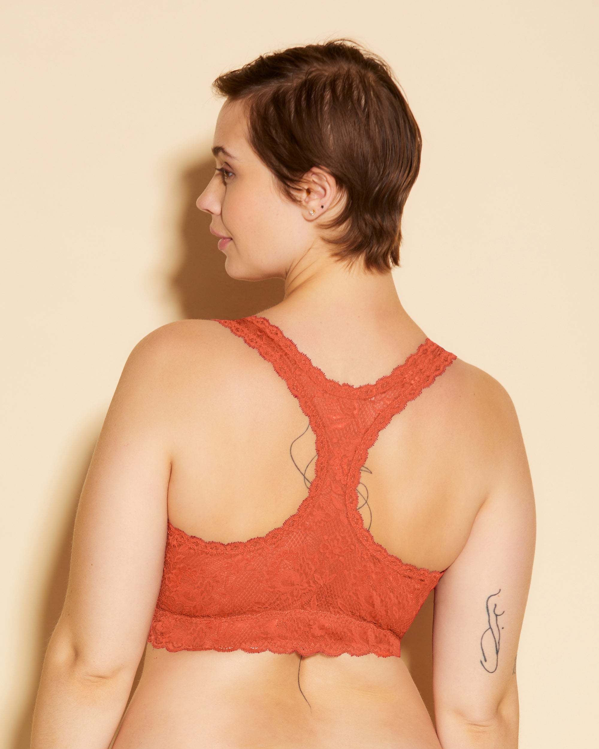 Arancia Bralette - Never Say Never Bralette Super Curvy Con Spalline Incrociate