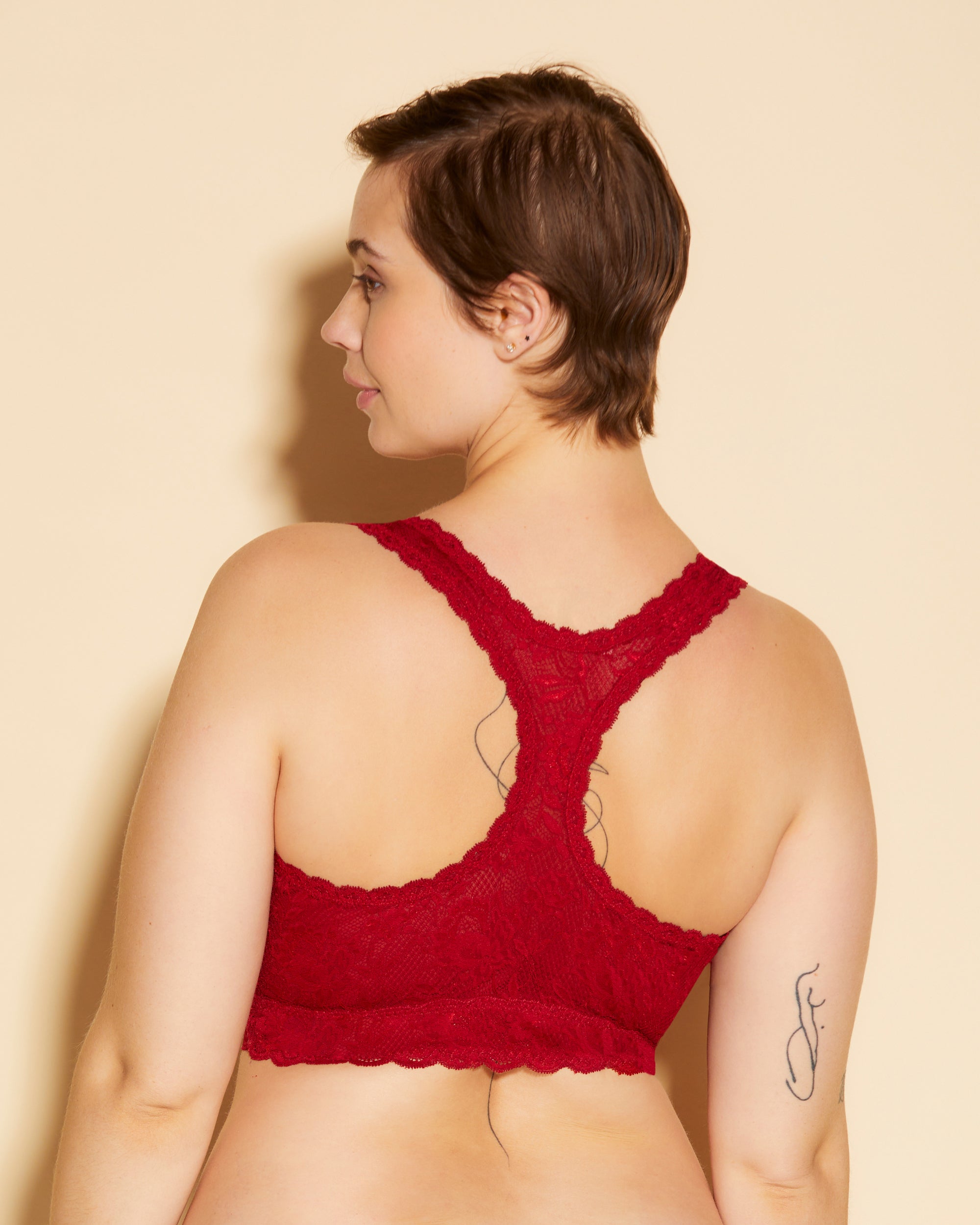 Roja Bralette - Never Say Never Bralette De Espalda Cruzada Racie Super Curvy