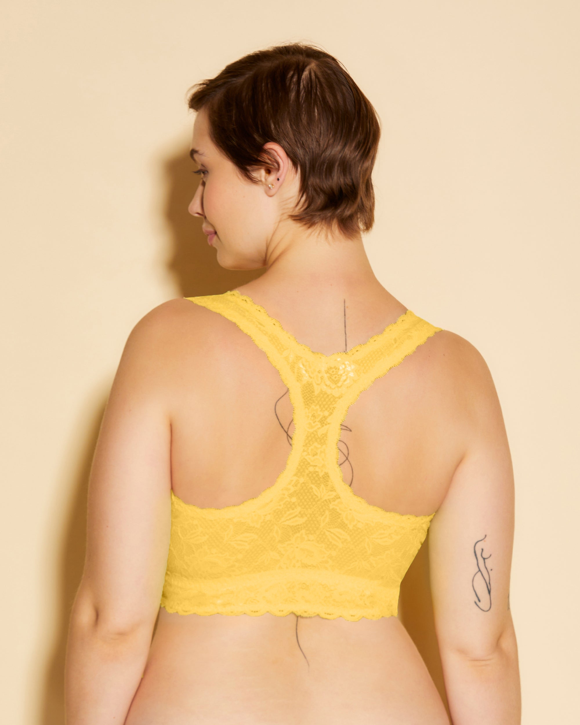 Amarilla Bralette - Never Say Never Bralette De Espalda Cruzada Racie Super Curvy