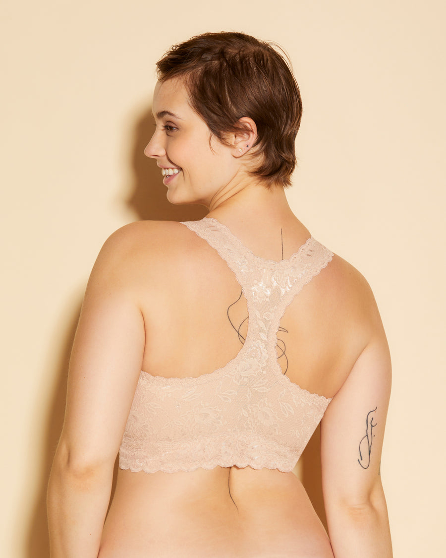 Beige Bralette - Never Say Never Super Curvy Racie Racerback