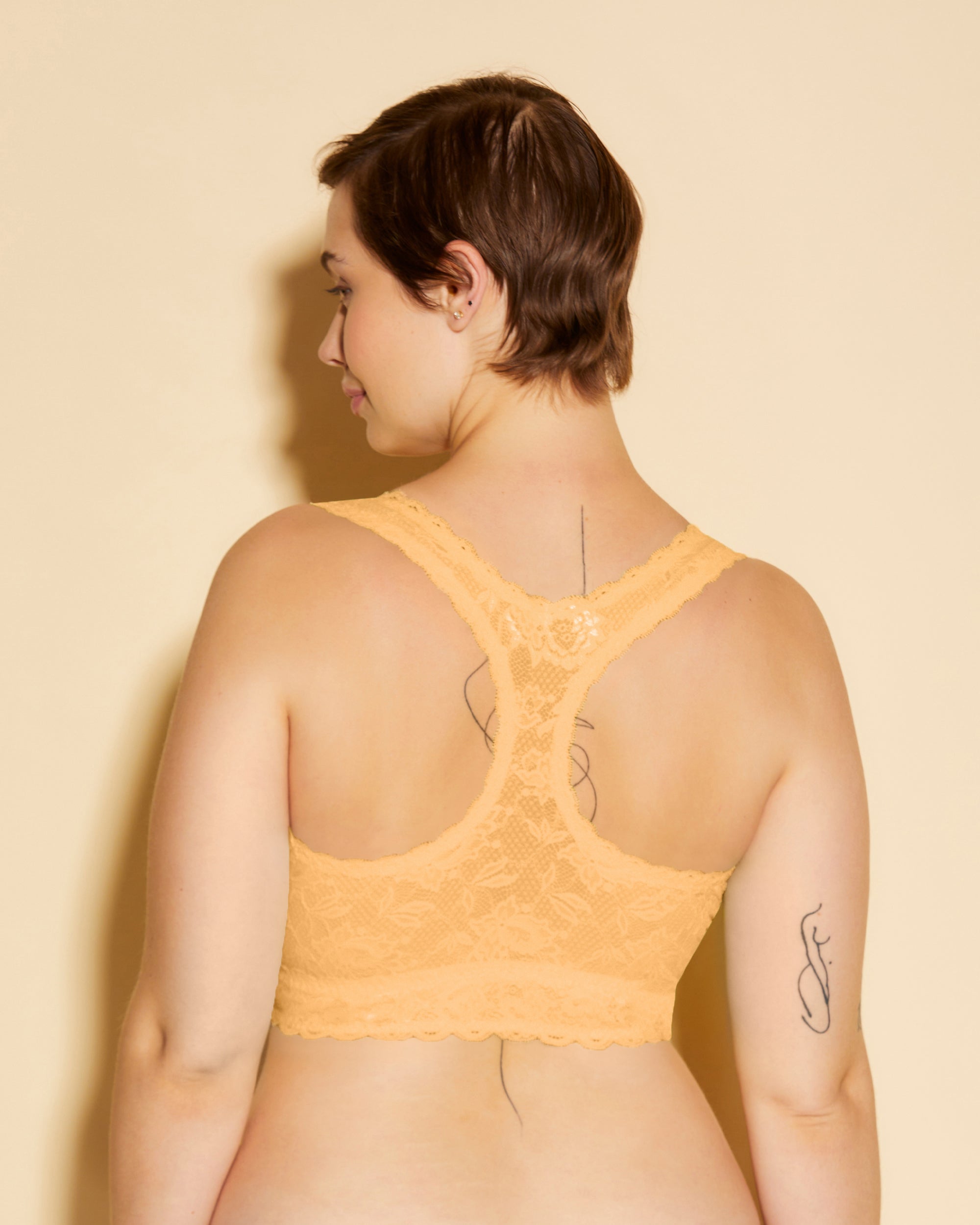 Gelb Bralette - Never Say Never Super Curvy Racie Racerback
