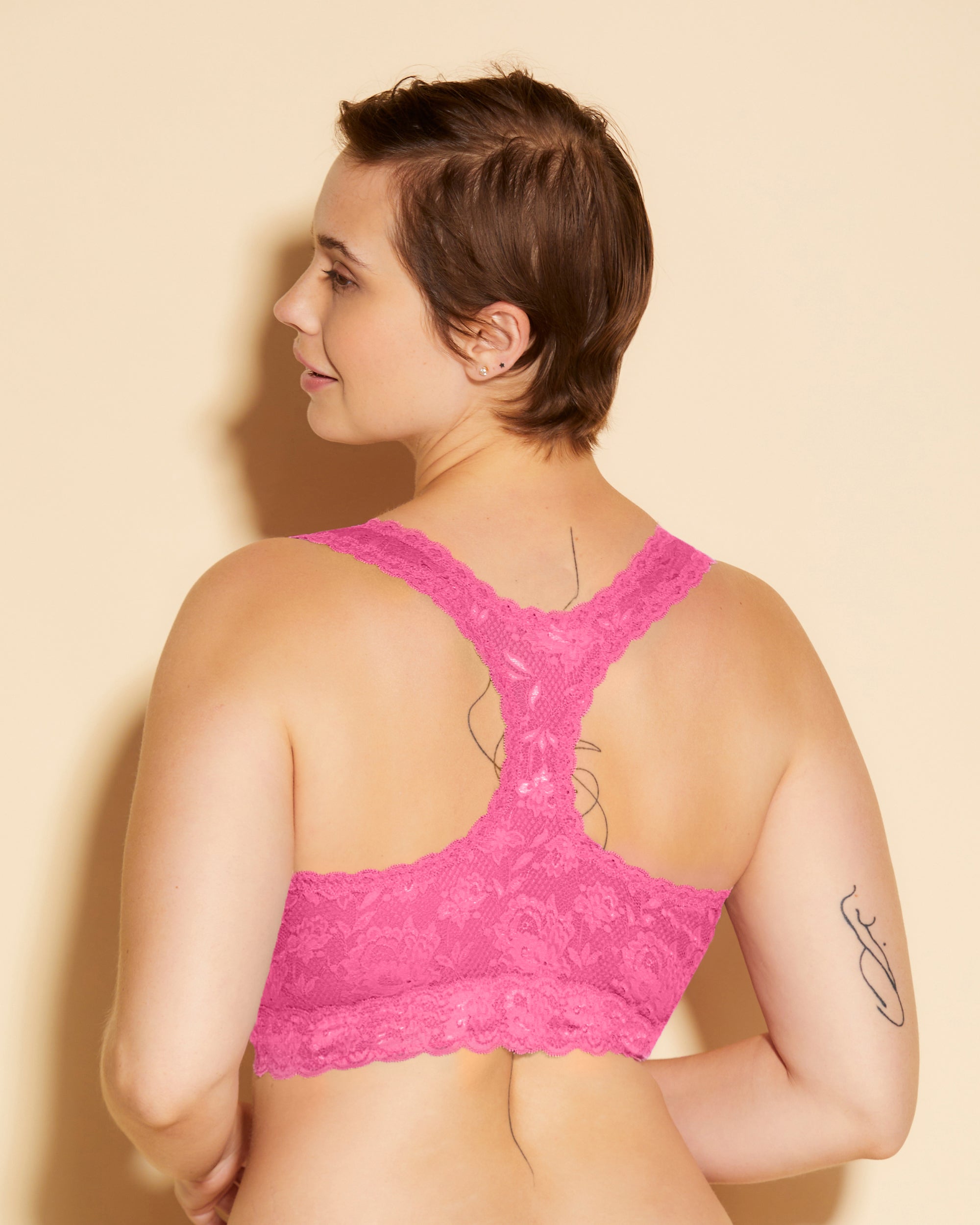 Rosada Bralette - Never Say Never Bralette De Espalda Cruzada Racie Super Curvy