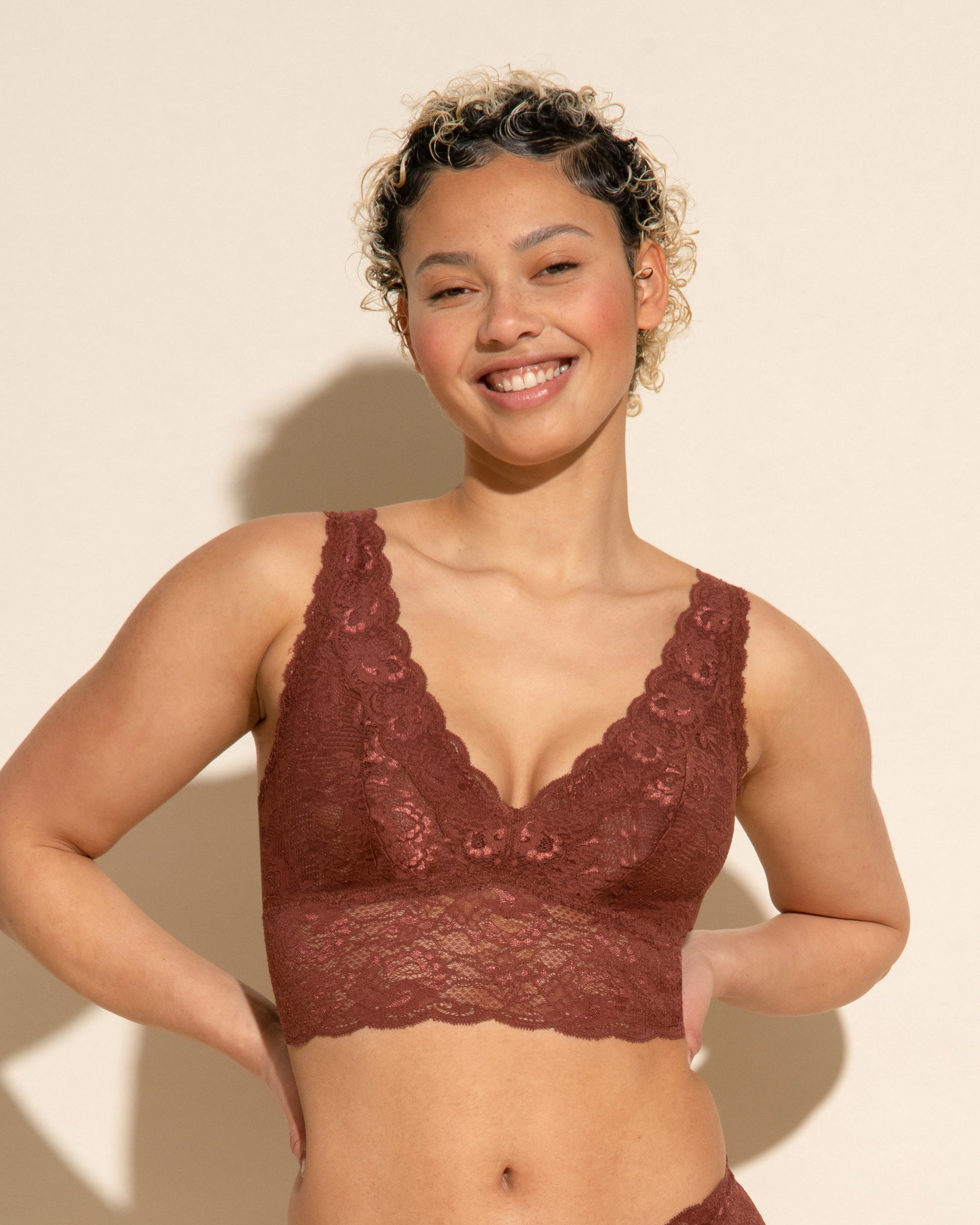 Braun Bralette - Never Say Never Longline Plungie-Bralette