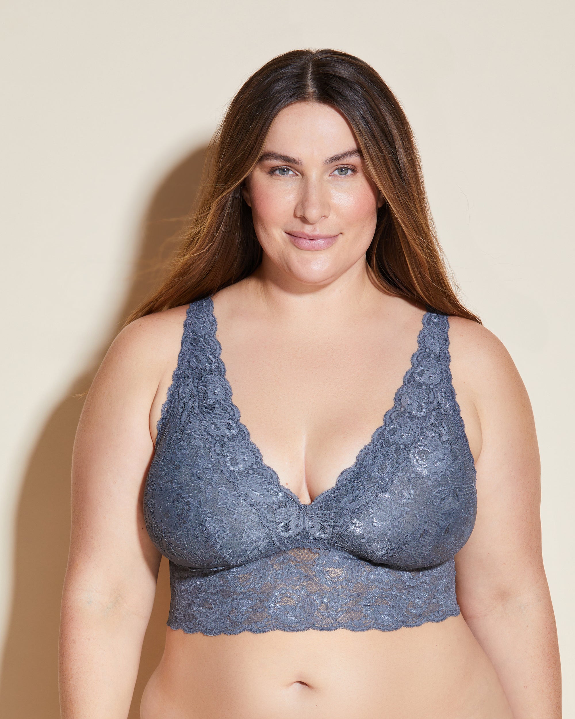 Grise Bralette - Never Say Never Brassière Decollete Plungie Grande Taille