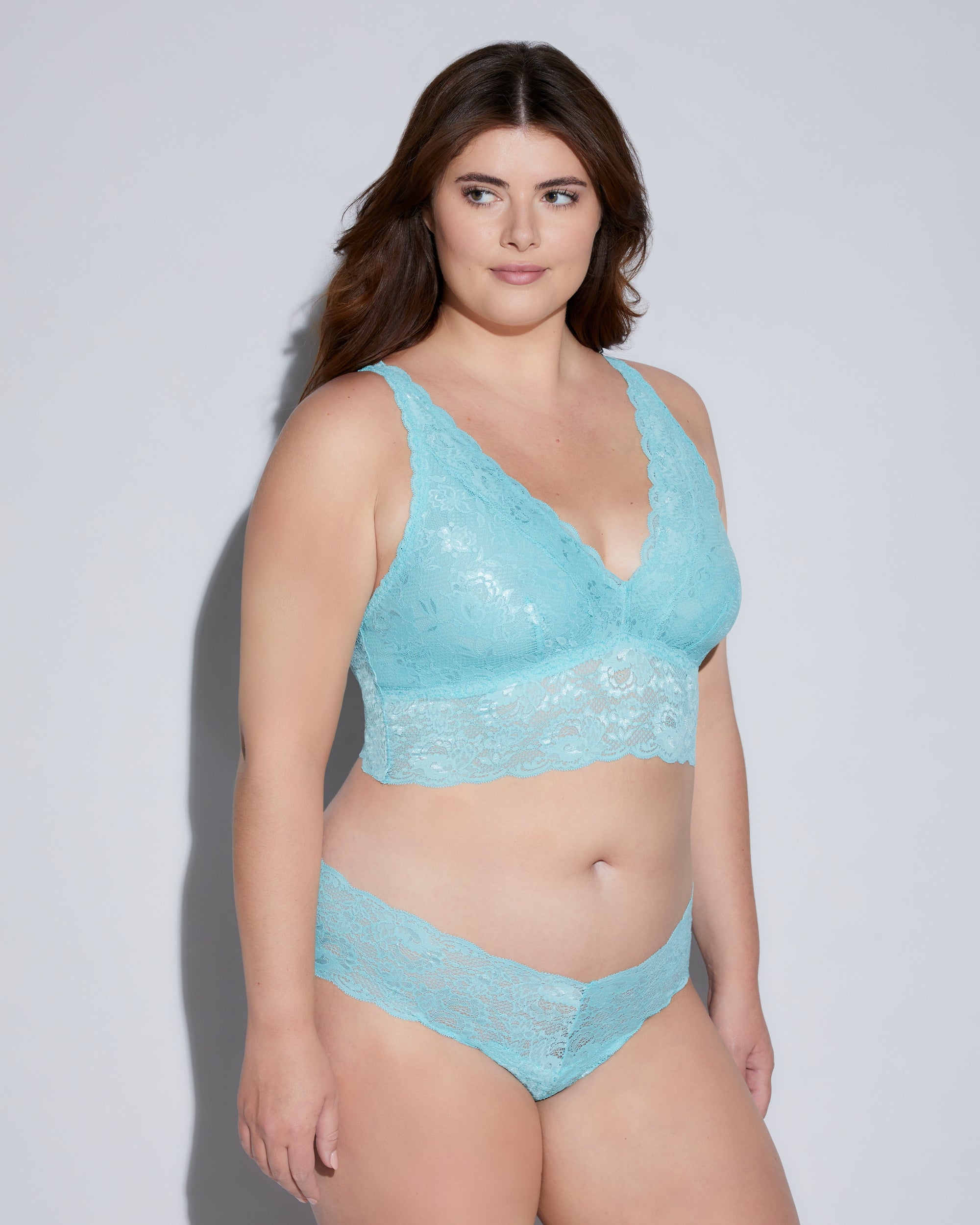 Azul Bralette - Never Say Never Bralette Tipo Top Escotado Extended