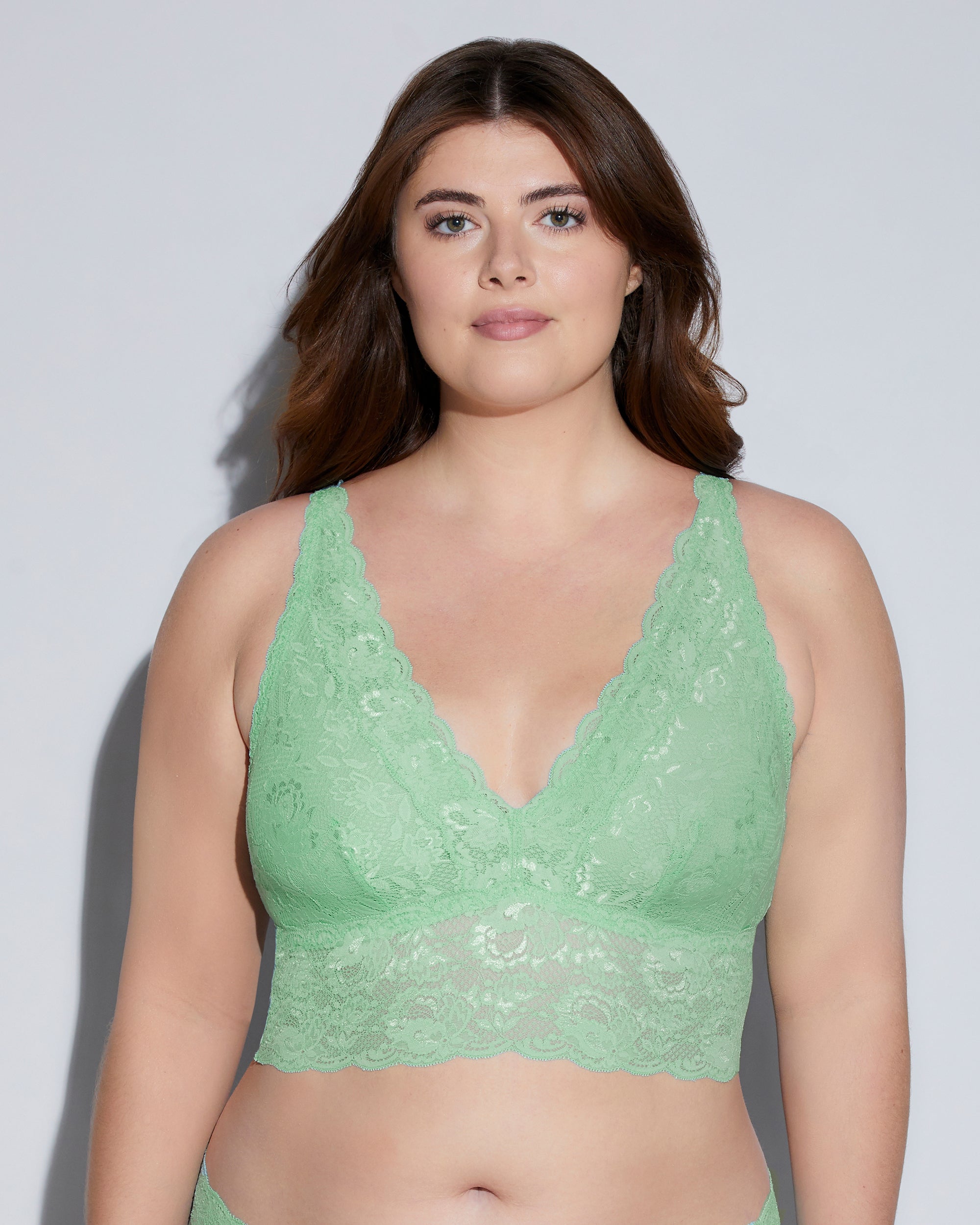 Verte Bralette - Never Say Never Brassière Decollete Plungie Grande Taille