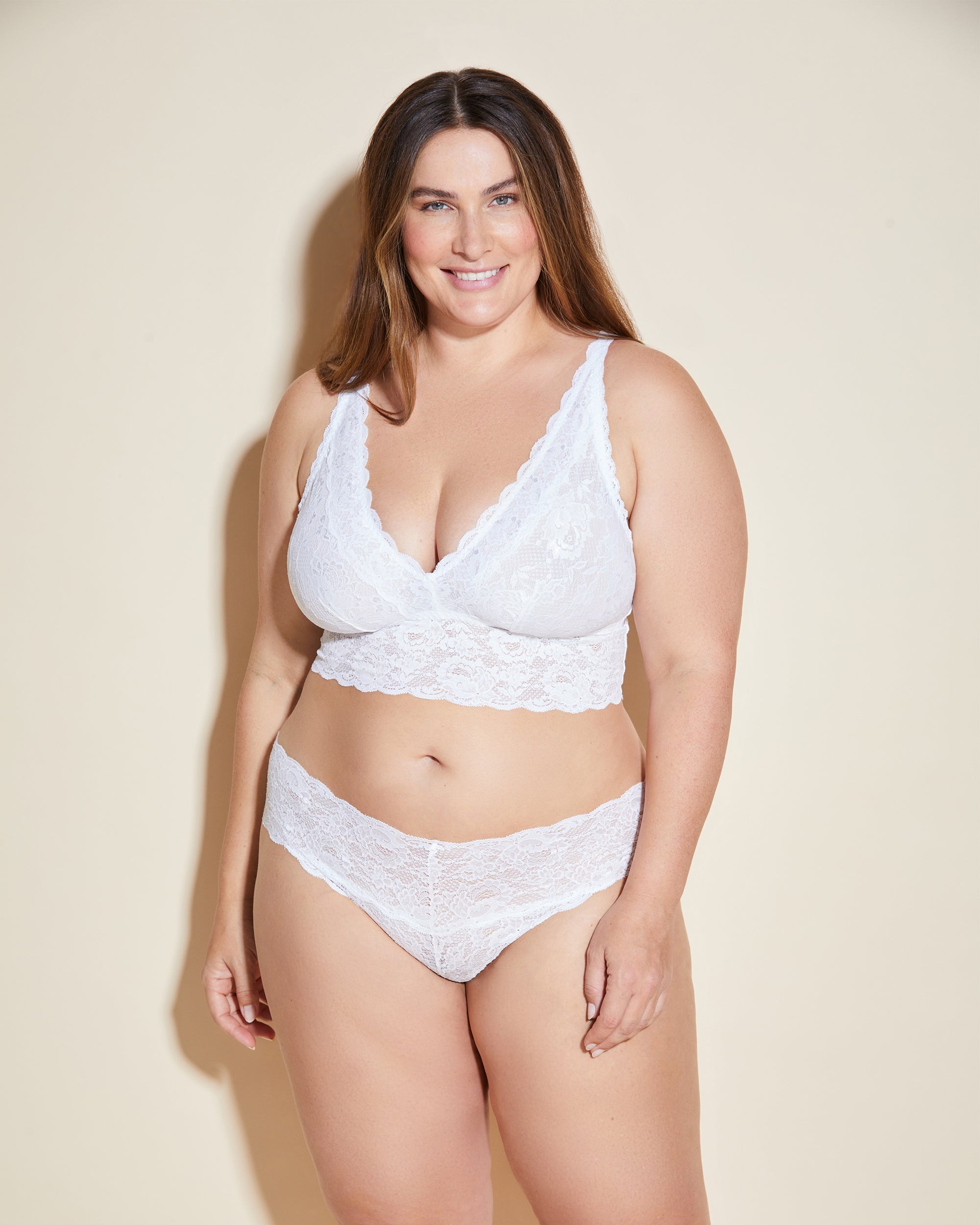 Bianco Bralette - Never Say Never Bralette Extended Plungie Longline