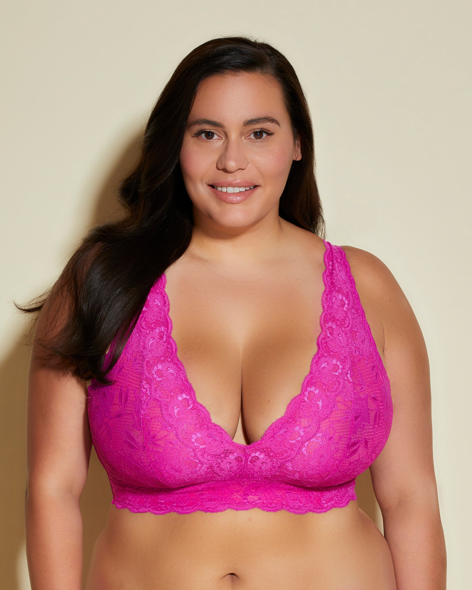 Rosa Bralette - Never Say Never Ultra Curvy Longline-Bralette Plungie