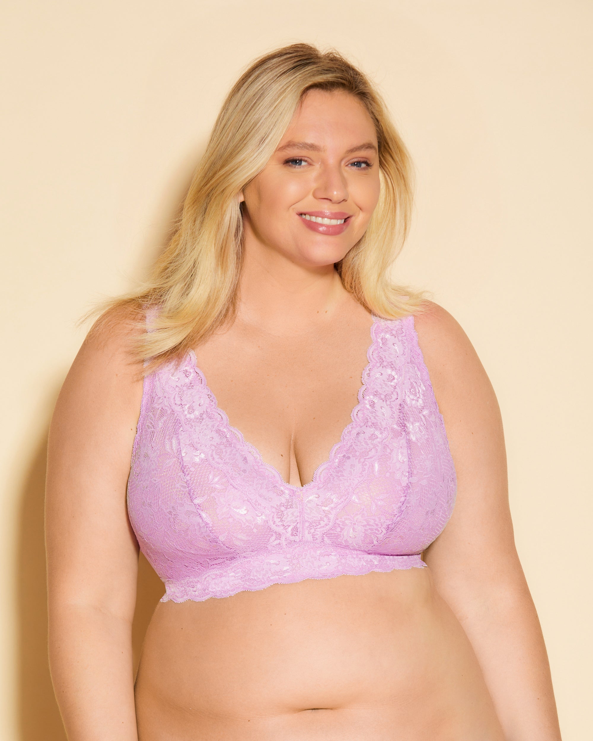 Violette Bralette - Never Say Never Brassière Décolleté Plongeant Ultra Curvy