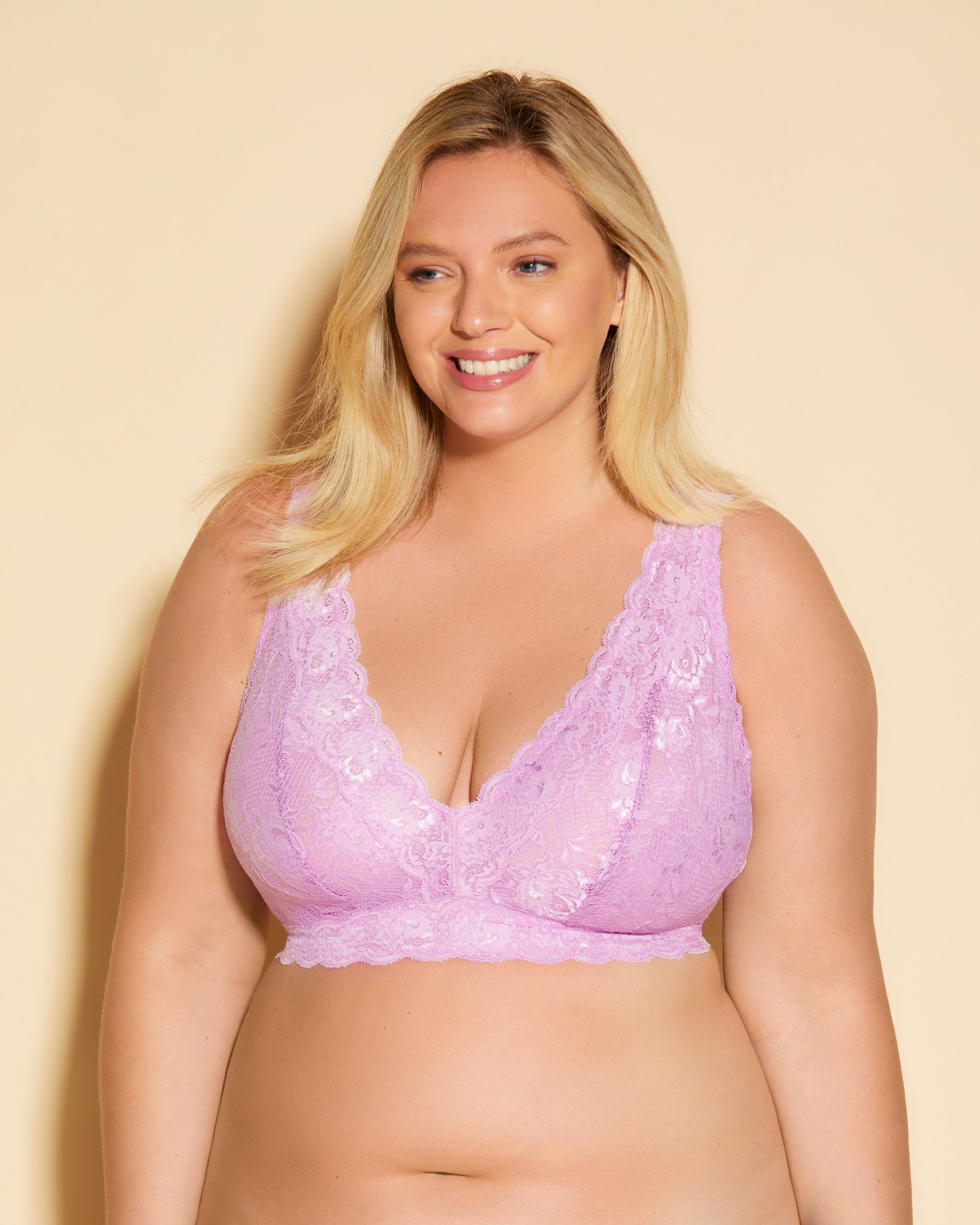 Violette Bralette - Never Say Never Brassière Décolleté Plongeant Ultra Curvy
