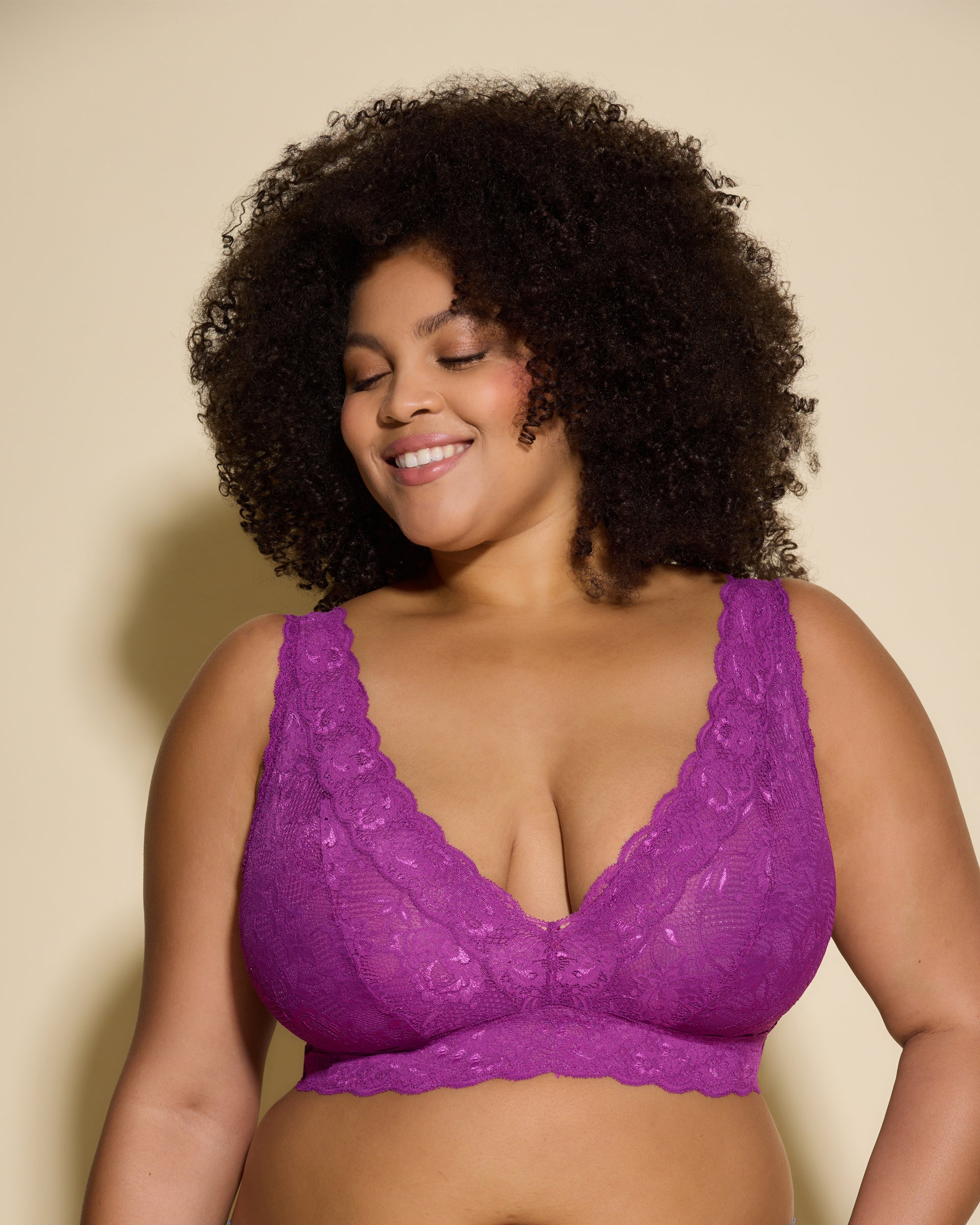 Violette Bralette - Never Say Never Brassière Décolleté Plongeant Ultra Curvy