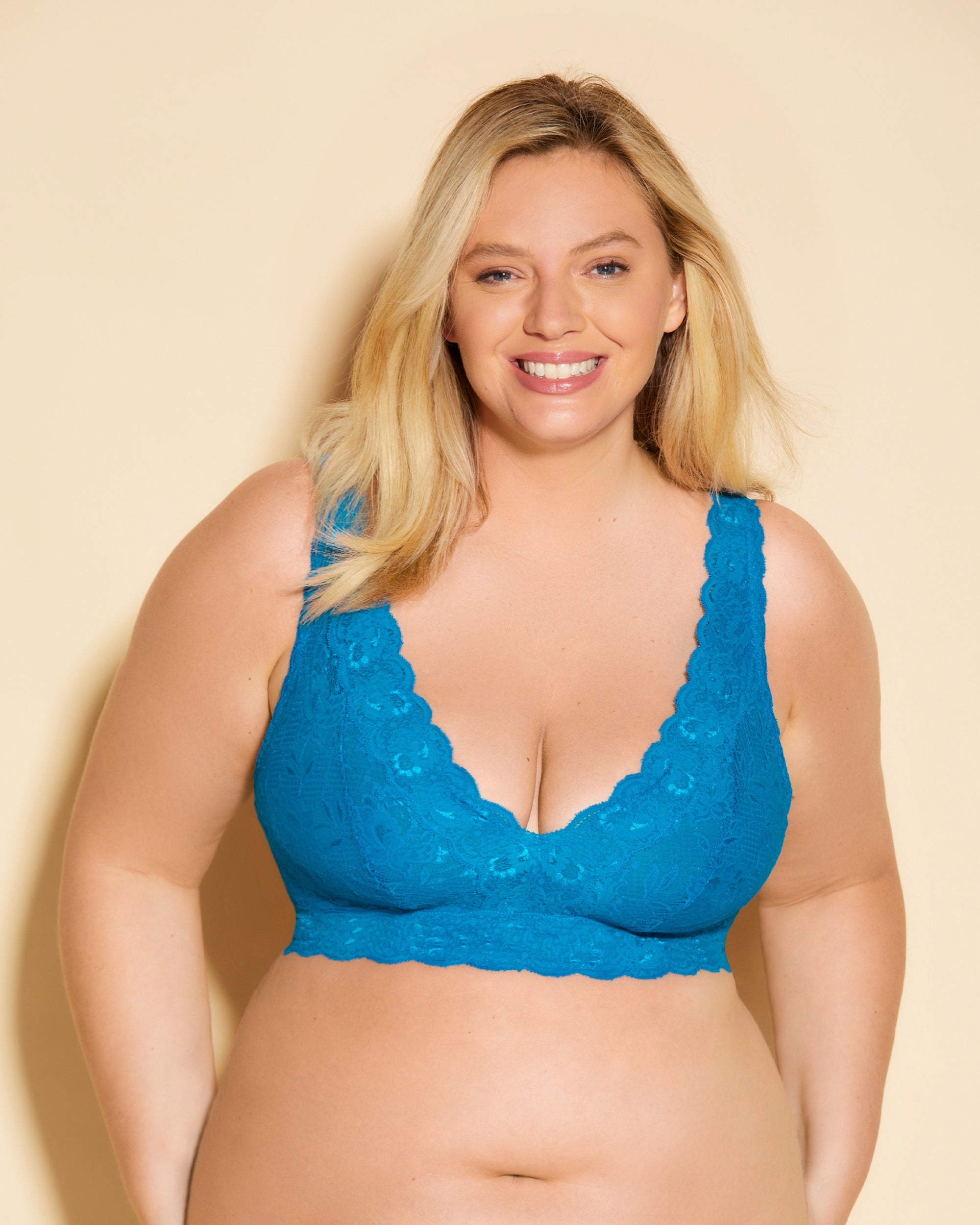 Azul Bralette - Never Say Never Bralette Longline De Estilo Top Ultra Curvy
