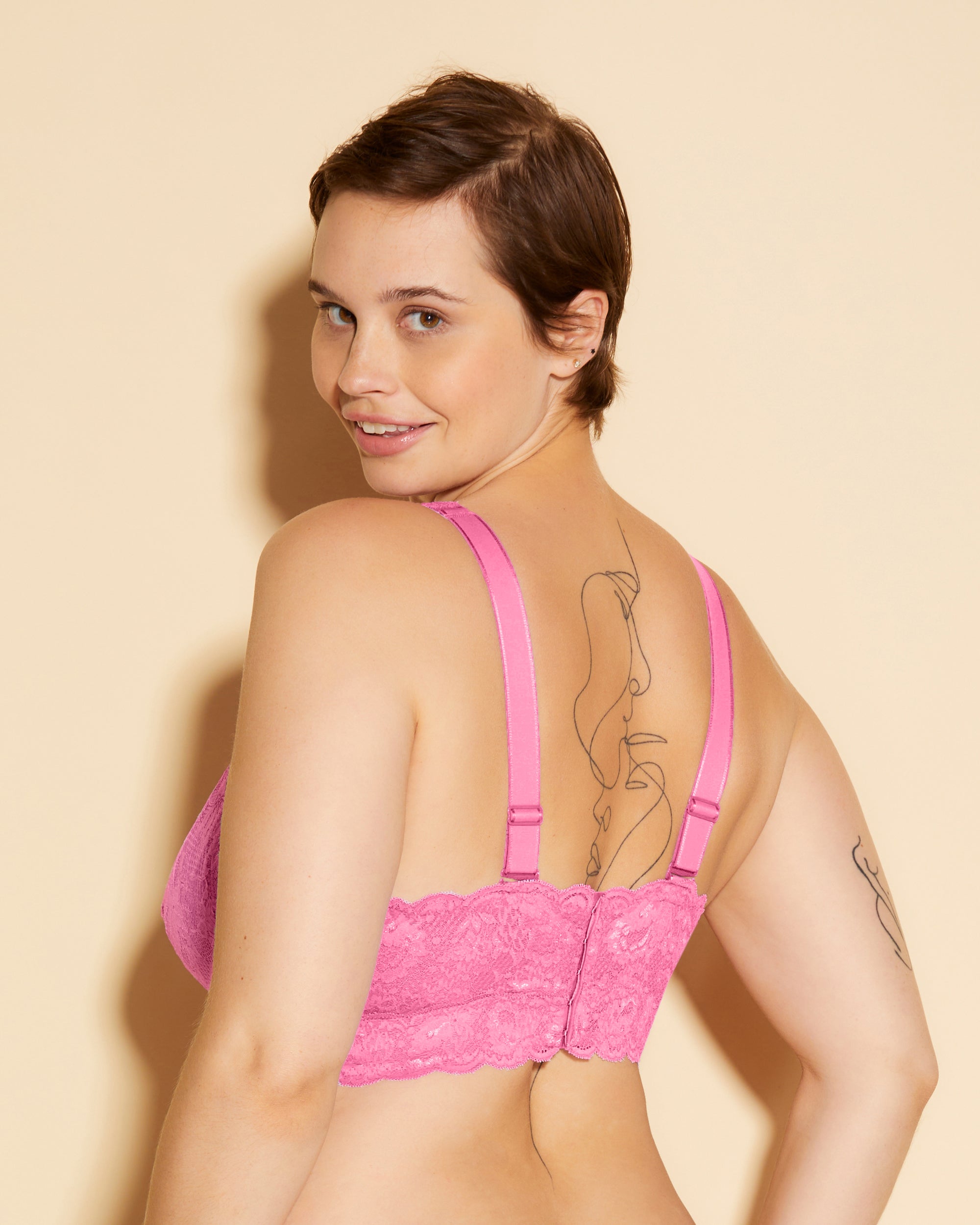 Rosada Bralette - Never Say Never Bralette Tipo Top Plungie Super Curvy