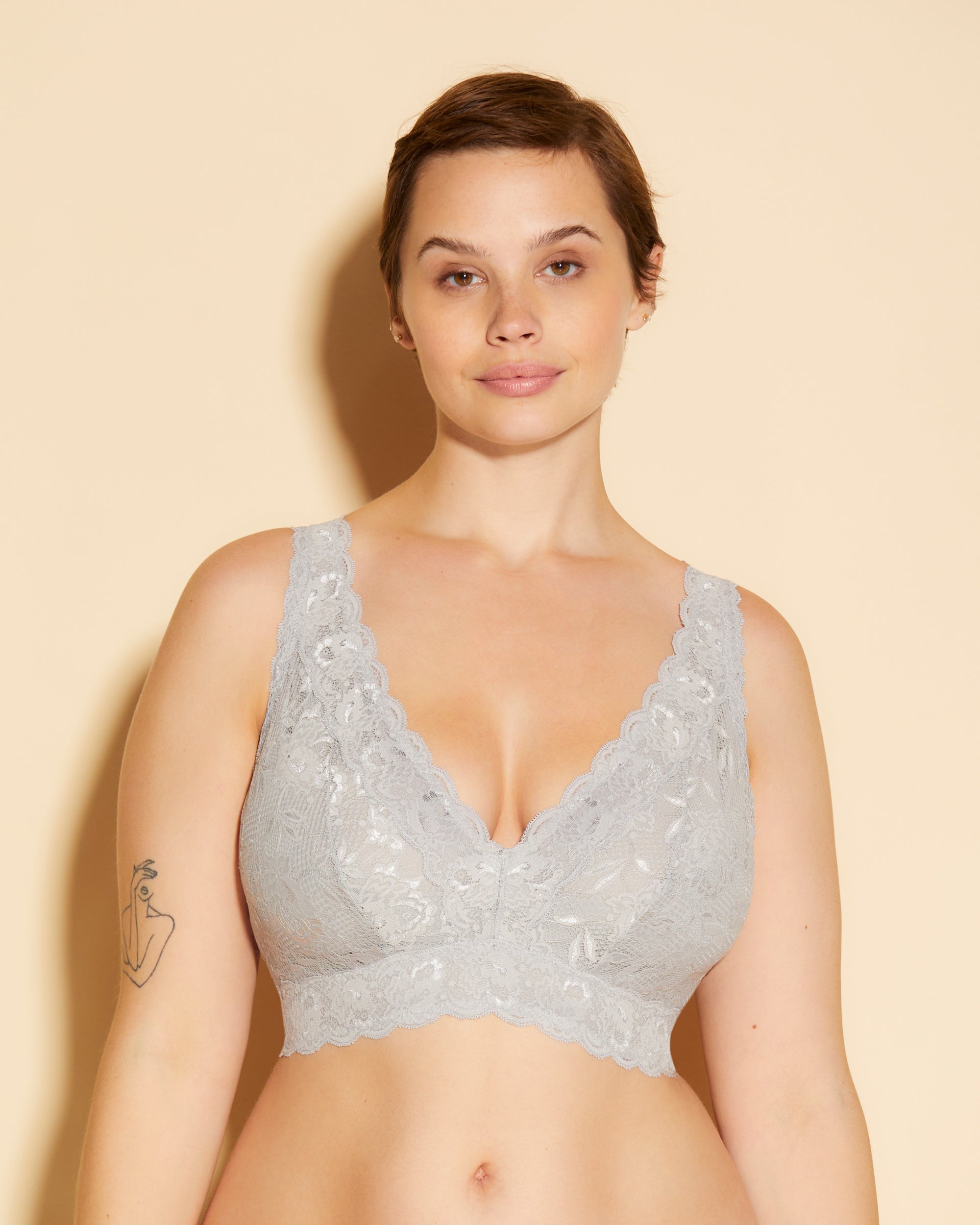 Grise Bralette - Never Say Never Bralette Longue Plungie Super Curvy