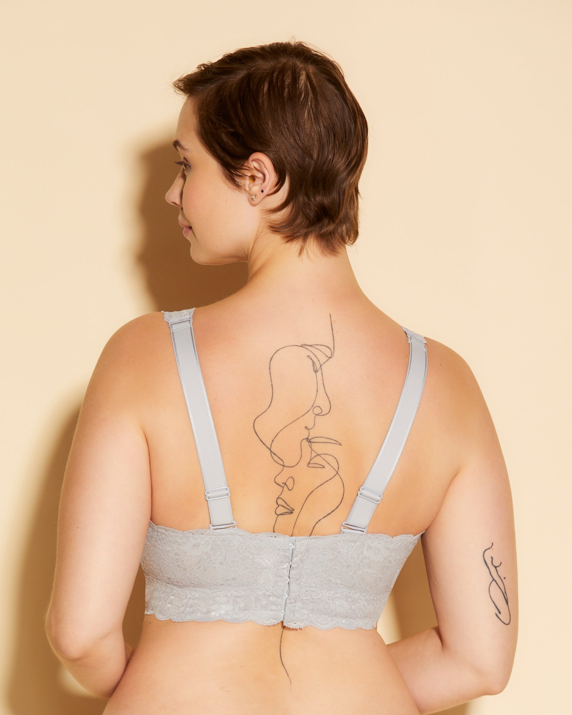 Grise Bralette - Never Say Never Bralette Longue Plungie Super Curvy