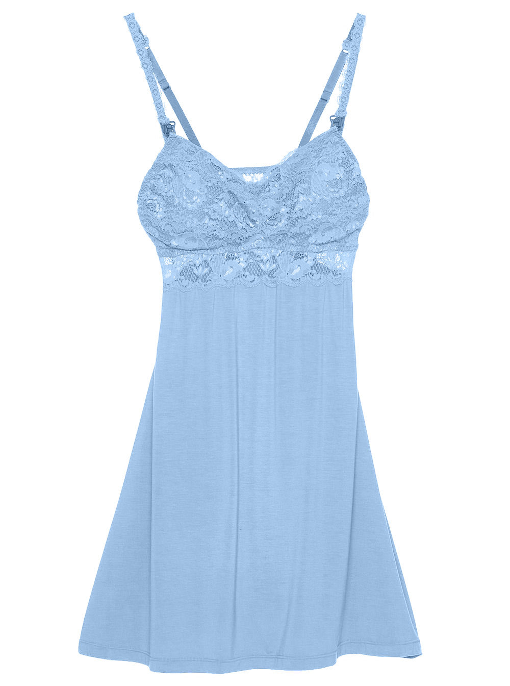 Blau Babydoll - Never Say Never Maternity Mommie Still- Babydoll