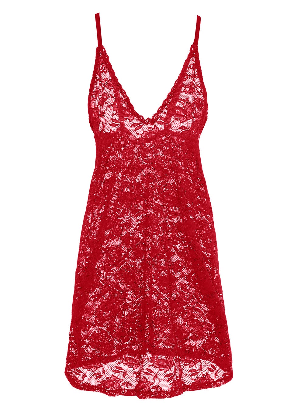 Rouge Chemise De Nuit - Never Say Never Chemise De Nuit