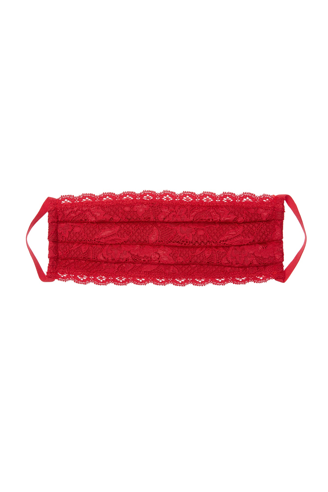 Red Accessory - Never Say Never Pleated Face Mask