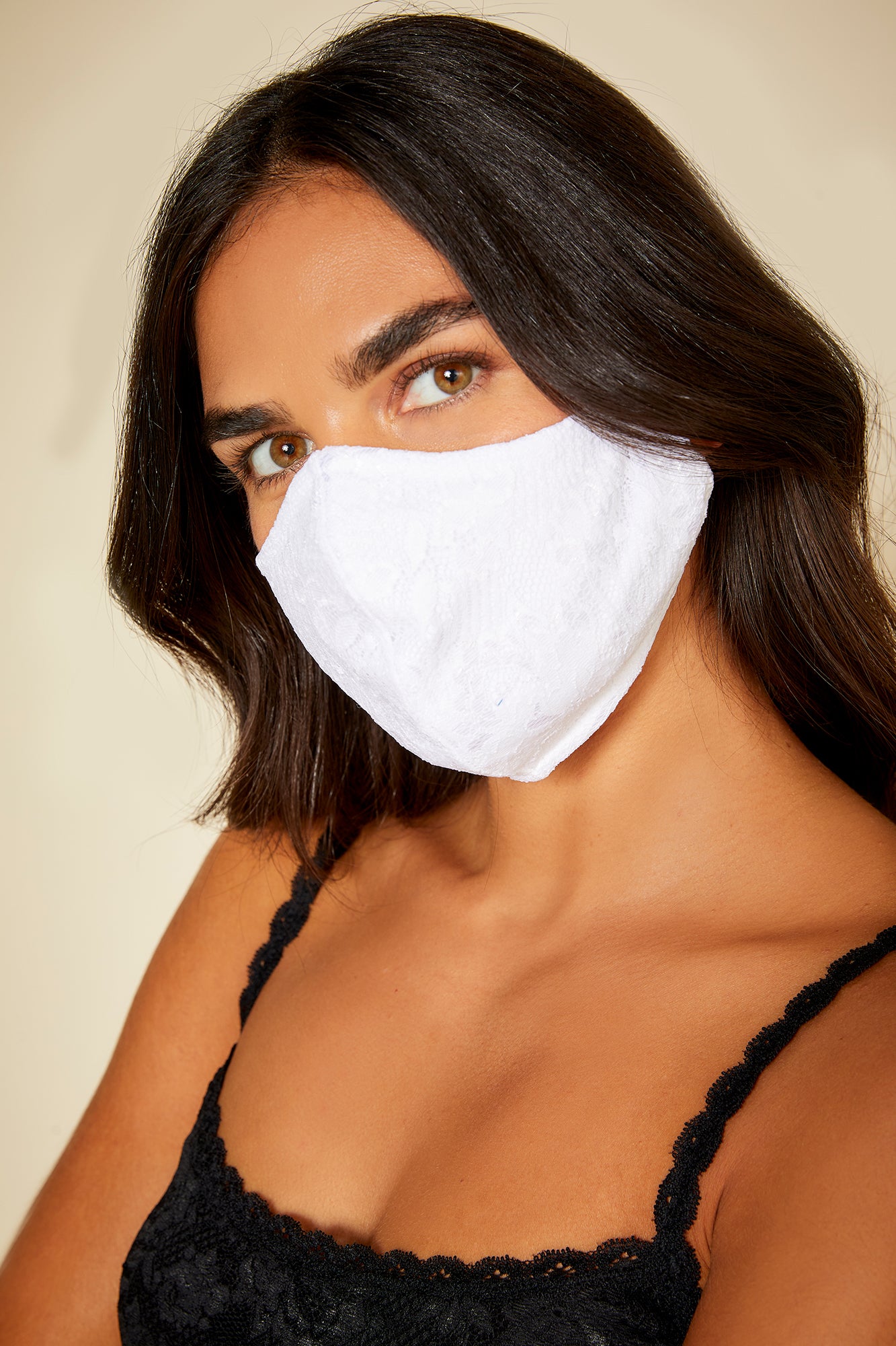 White Accessory - Never Say Never V Face Mask