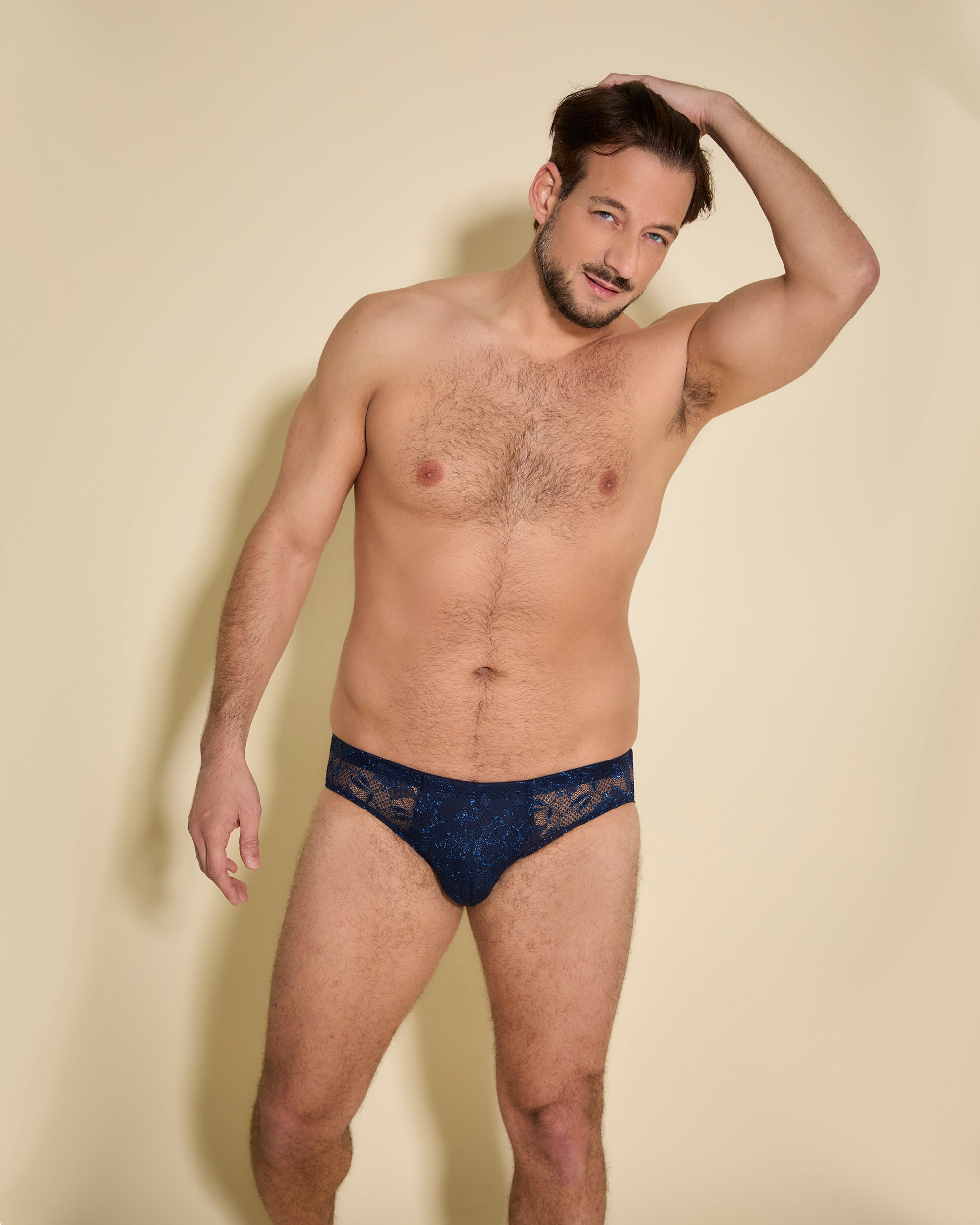 Blau G-Strings Für Herren - Never Say Never Comfort Micro Slip