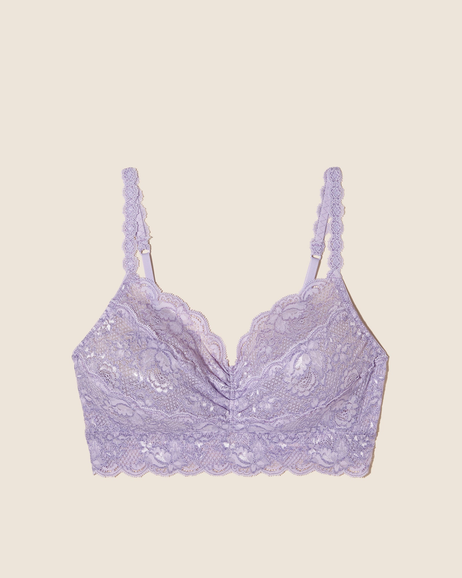Purple Bralette - Never Say Never Metallics Sweetie Bralette
