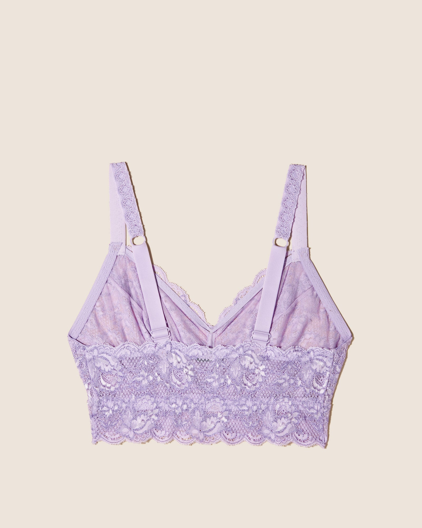 Púrpura Bralette - Never Say Never Metallics Bralette Sweetie Curvy