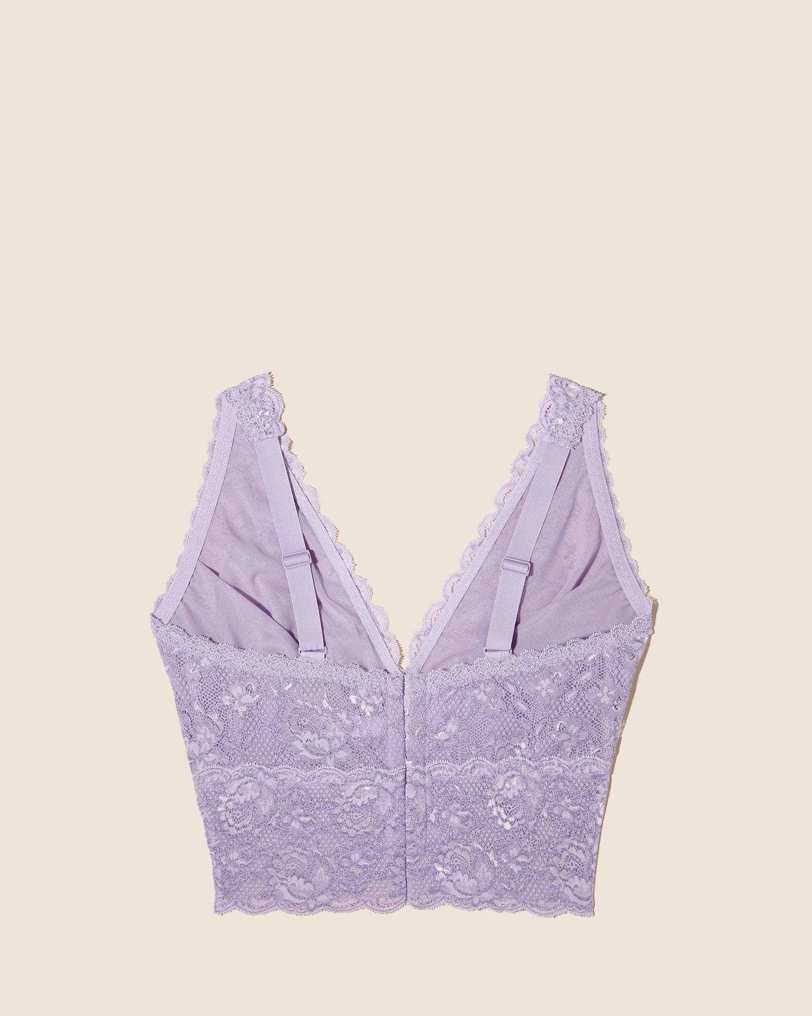 Viola Bralette - Never Say Never Metallics Bralette A Corpetto Curvy Con Scollatura A V