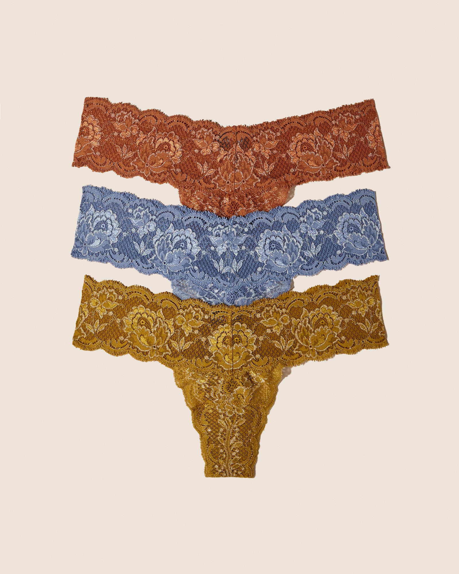 Multi String - Never Say Never Metallics Lot De 3 Strings Cutie