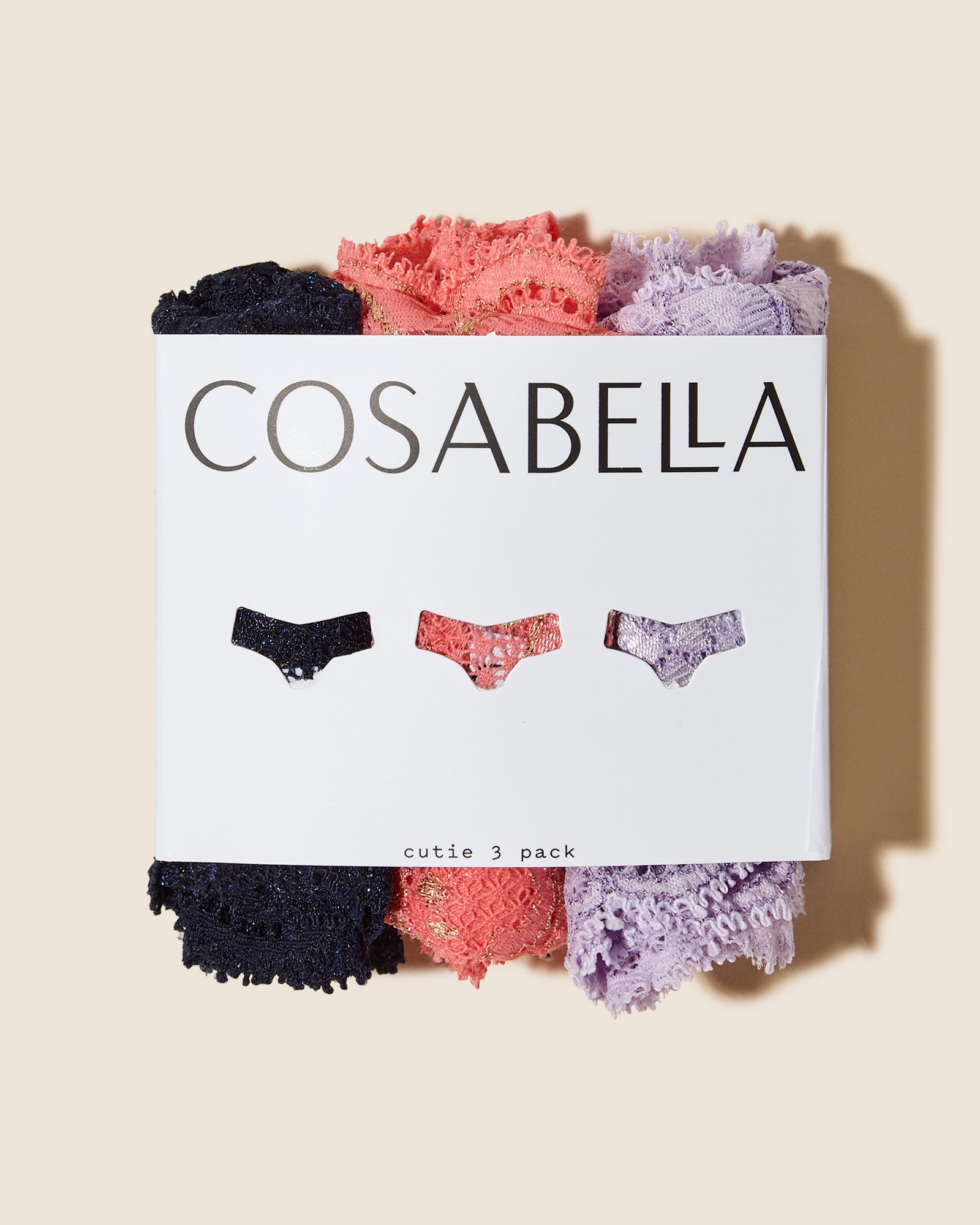 Multi Tangas - Never Say Never Metallics Pack De 3 Tangas Cutie