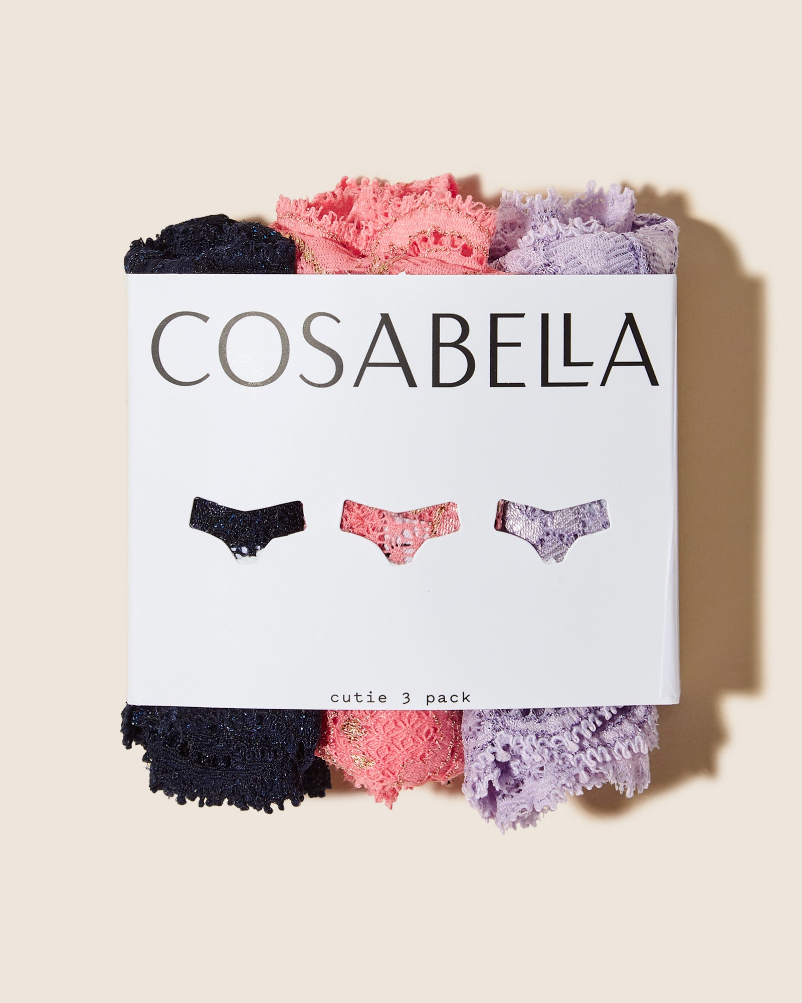 Multi Tangas - Never Say Never Metallics Pack De 3 Tangas Comfie