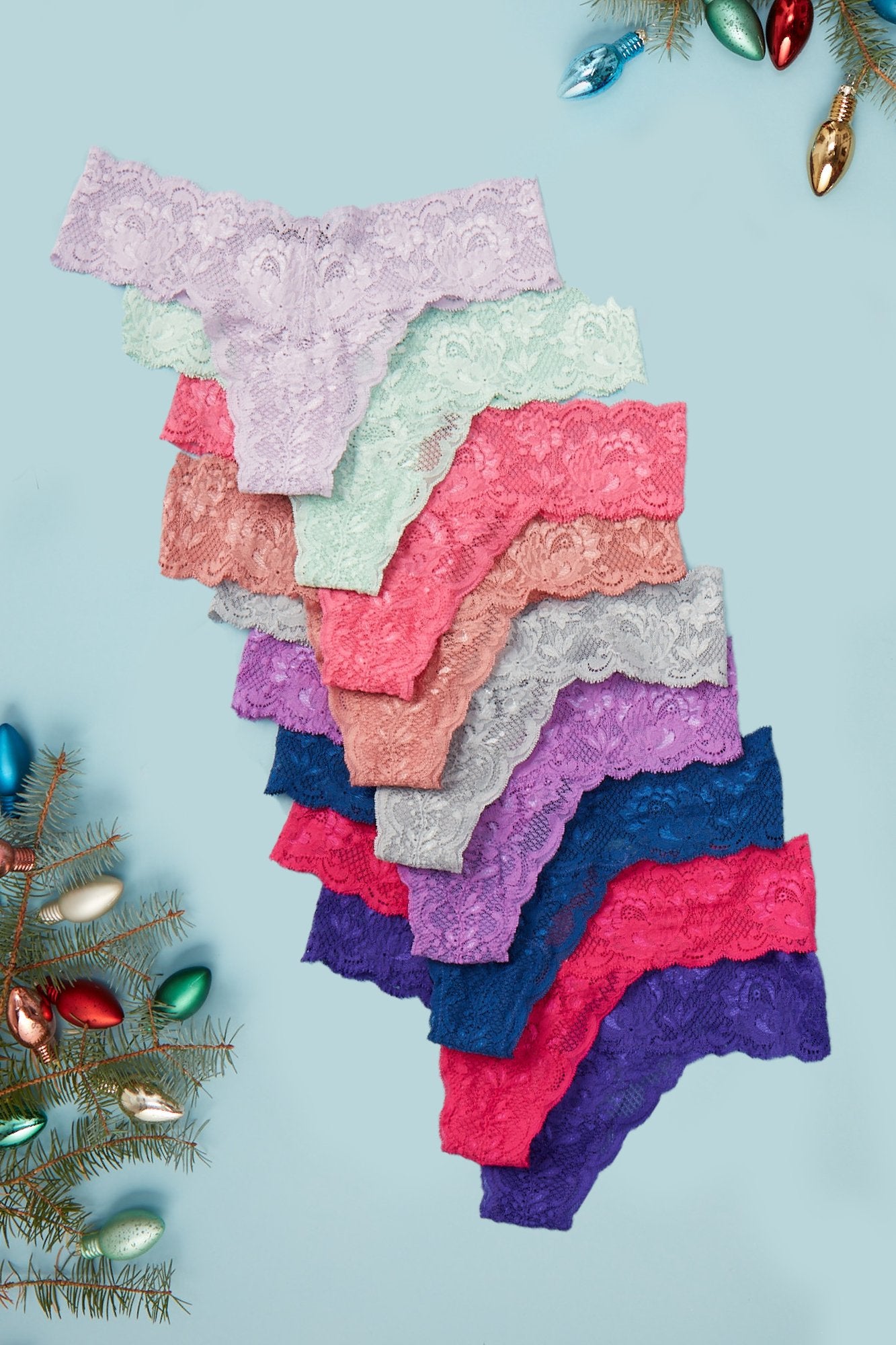 Multi Tangas - Never Say Never Pack De 9 Tangas Cutie En Tarro De Galletas