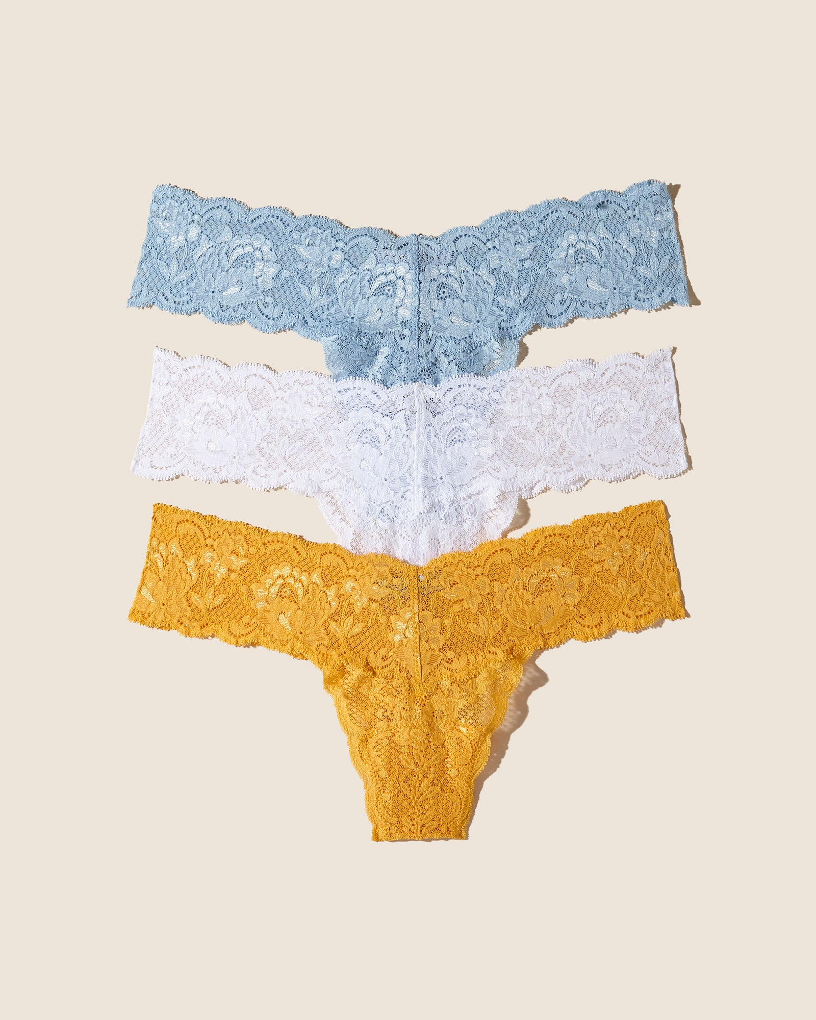 Multi Thong - Never Say Never Cutie Lr Thong 3 Pack