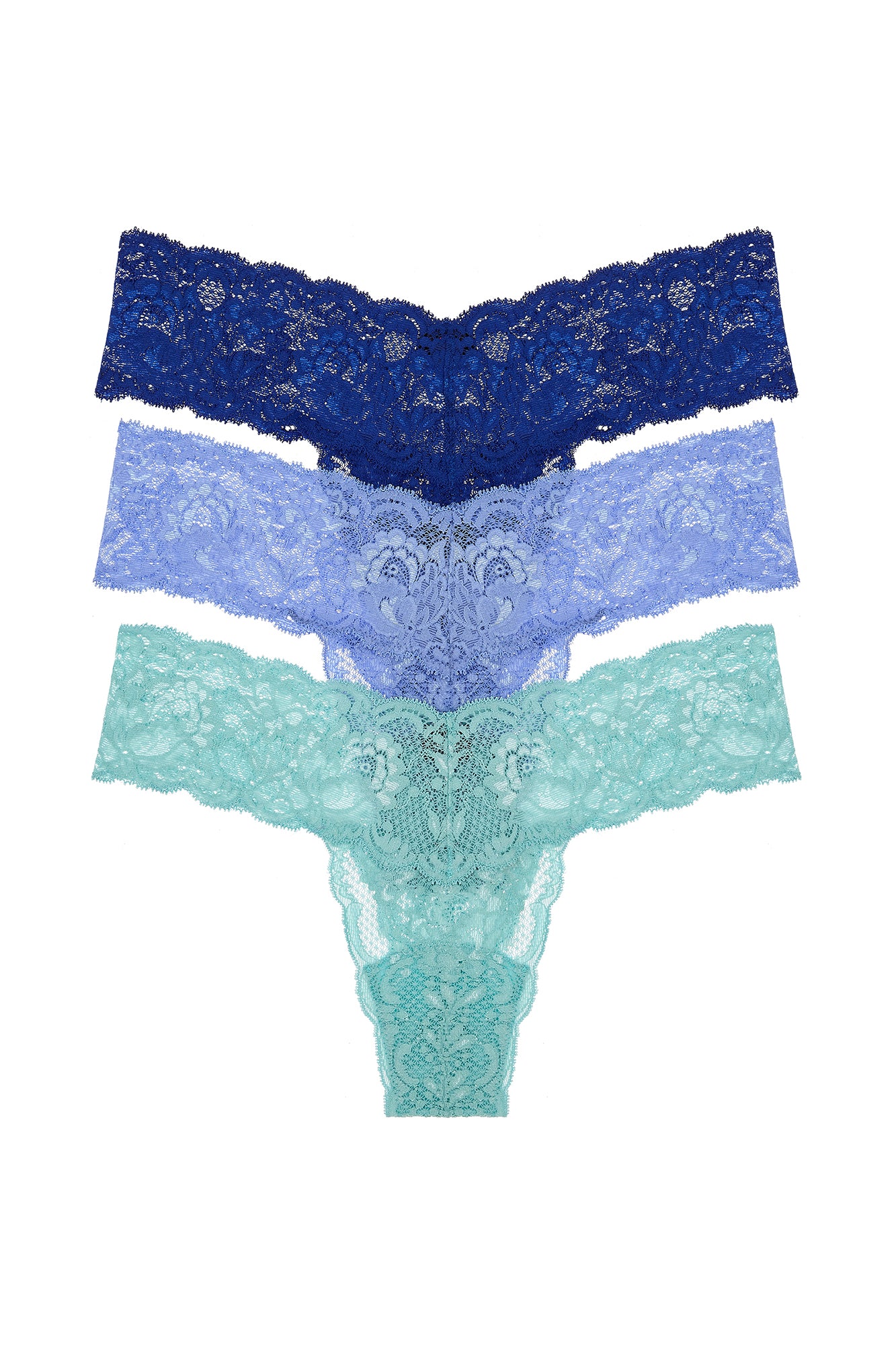 Multi Tanga - Never Say Never 3Er-Pack Lr Tanga
